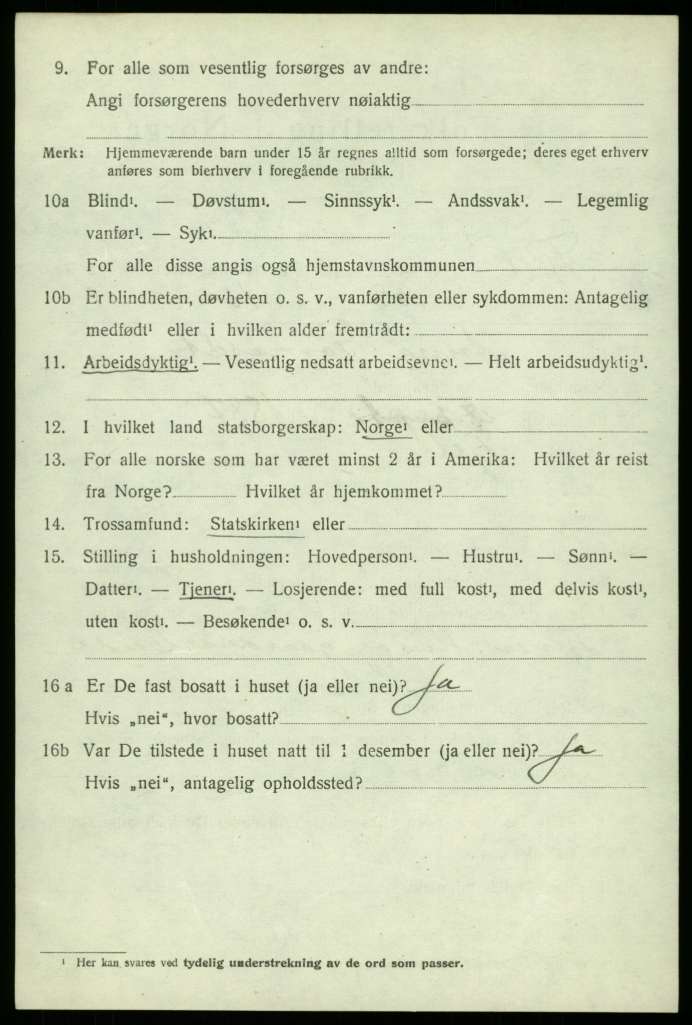 SAB, Folketelling 1920 for 1246 Fjell herred, 1920, s. 2699