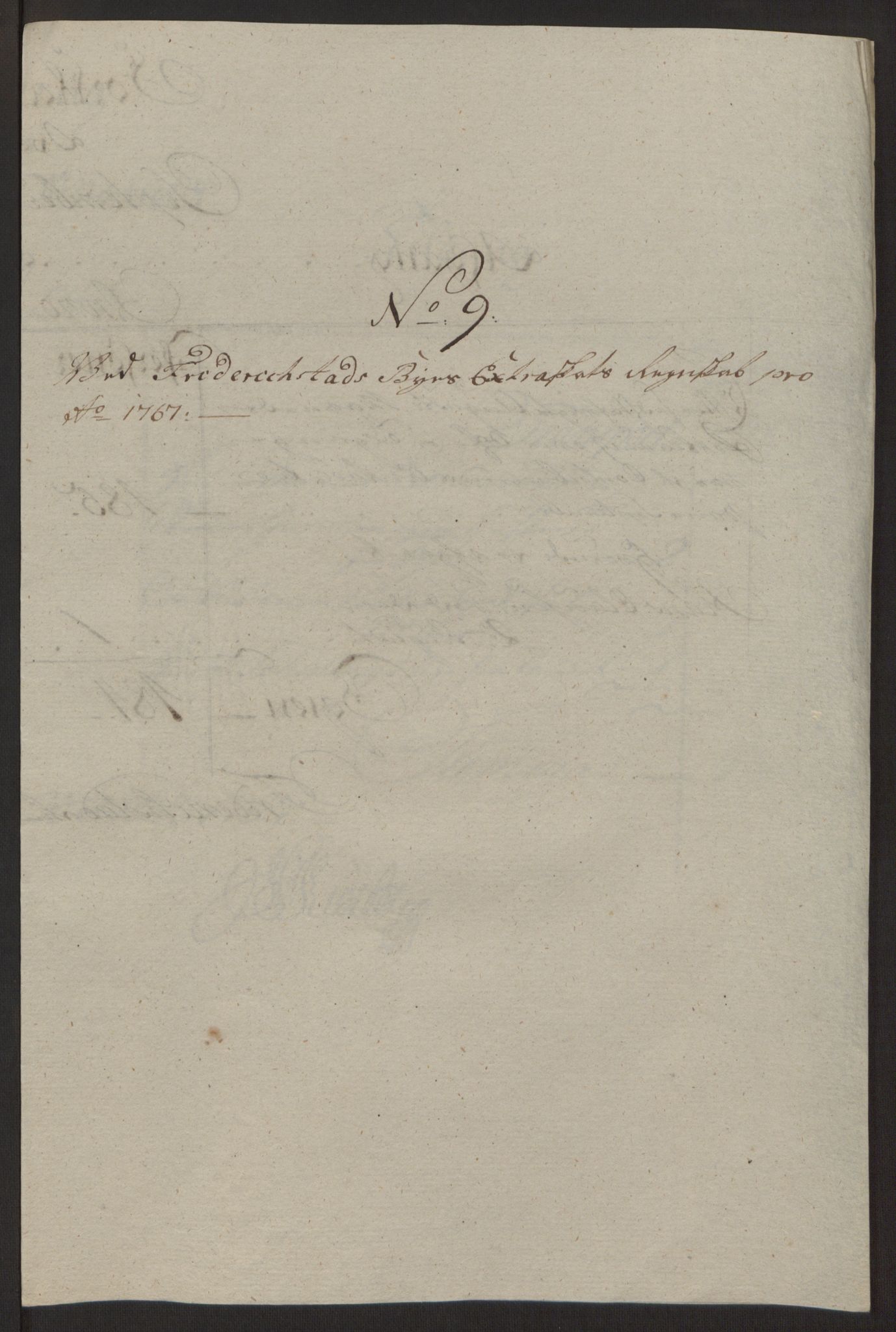 Rentekammeret inntil 1814, Reviderte regnskaper, Byregnskaper, AV/RA-EA-4066/R/Rb/L0029/0001: [B3] Kontribusjonsregnskap / Ekstraskatt, 1762-1772, s. 262