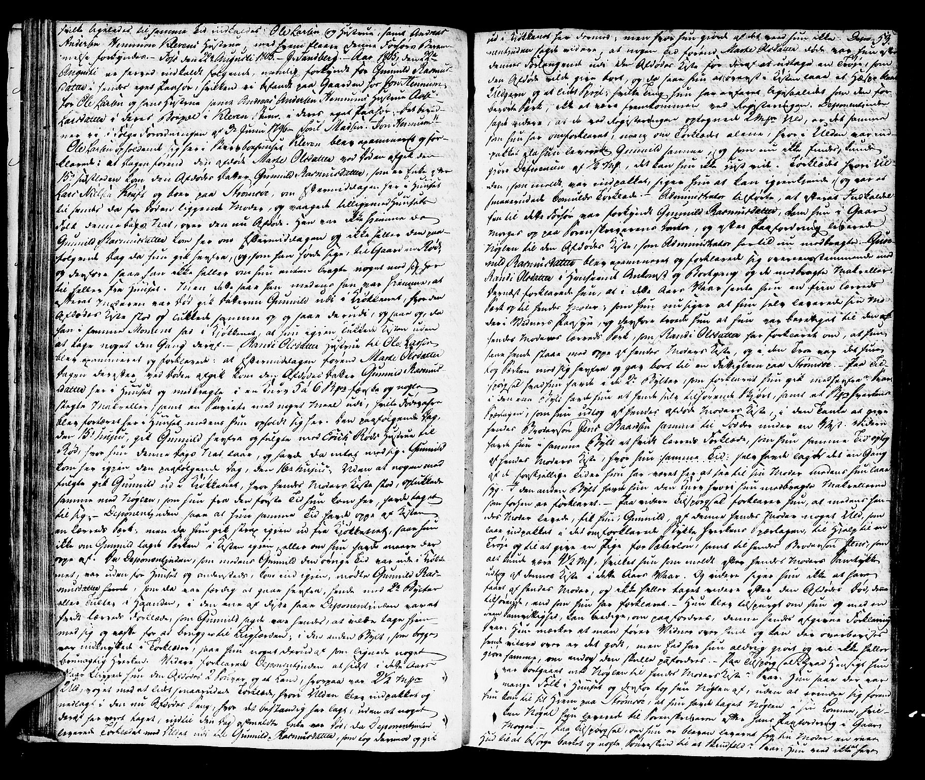Lier, Røyken og Hurum sorenskriveri, AV/SAKO-A-89/H/Hc/L0009: Skifteprotokoll, 1805-1813, s. 52b-53a
