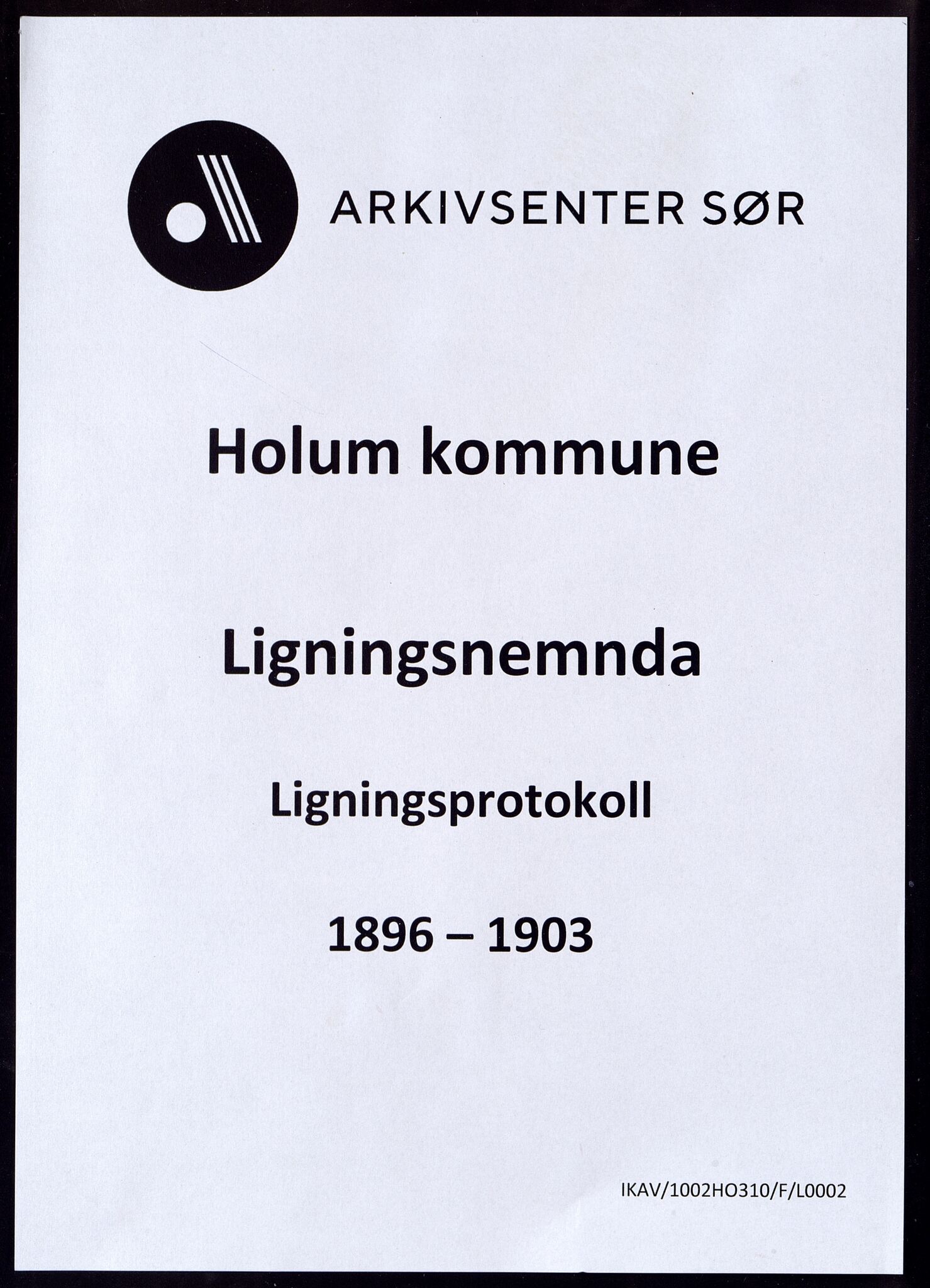 Holum kommune - Ligningskommisjonen/Nemnda, ARKSOR/1002HO310/F/L0002: Ligningsprotokoll (d), 1896-1903