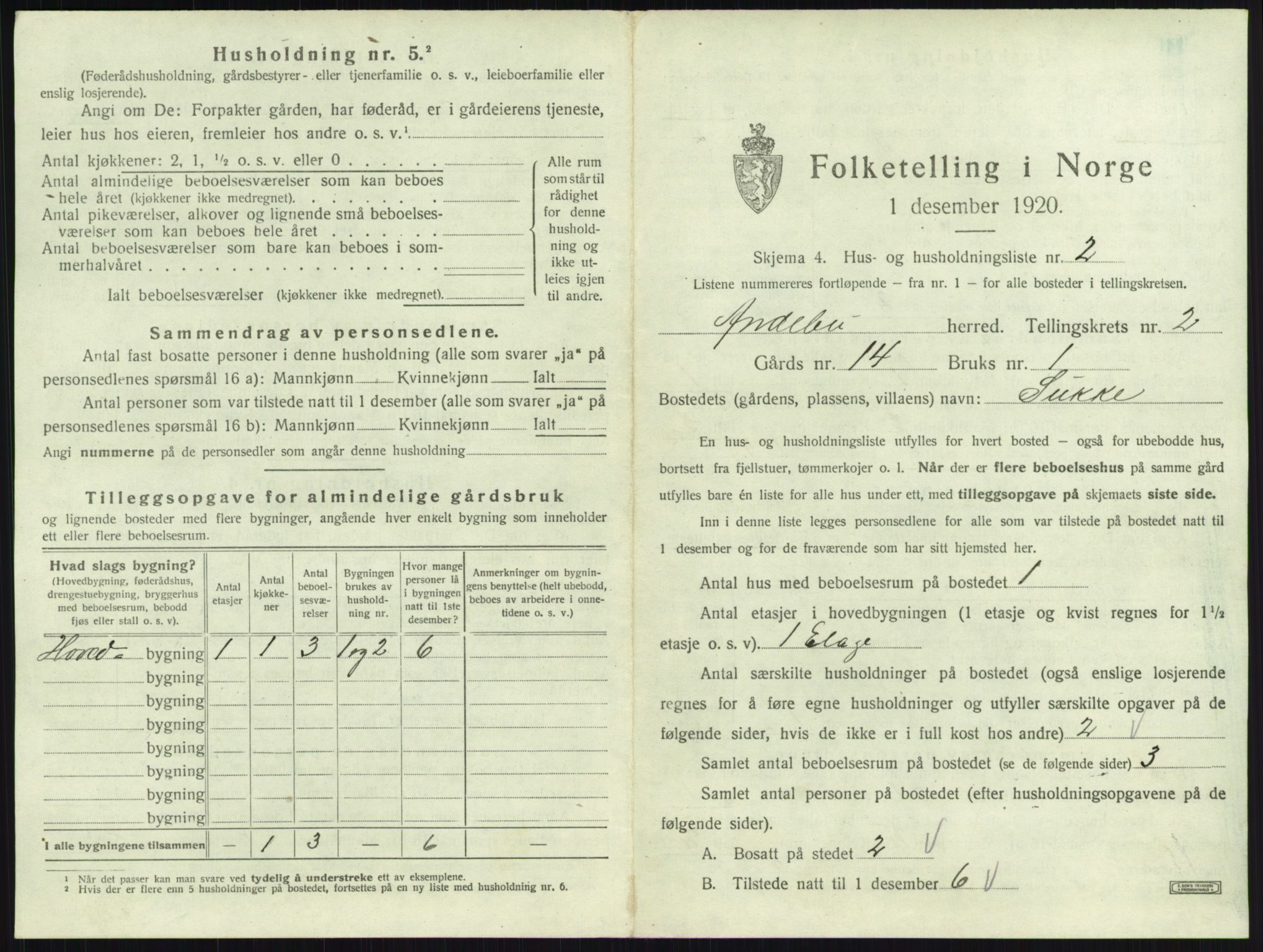 SAKO, Folketelling 1920 for 0719 Andebu herred, 1920, s. 130