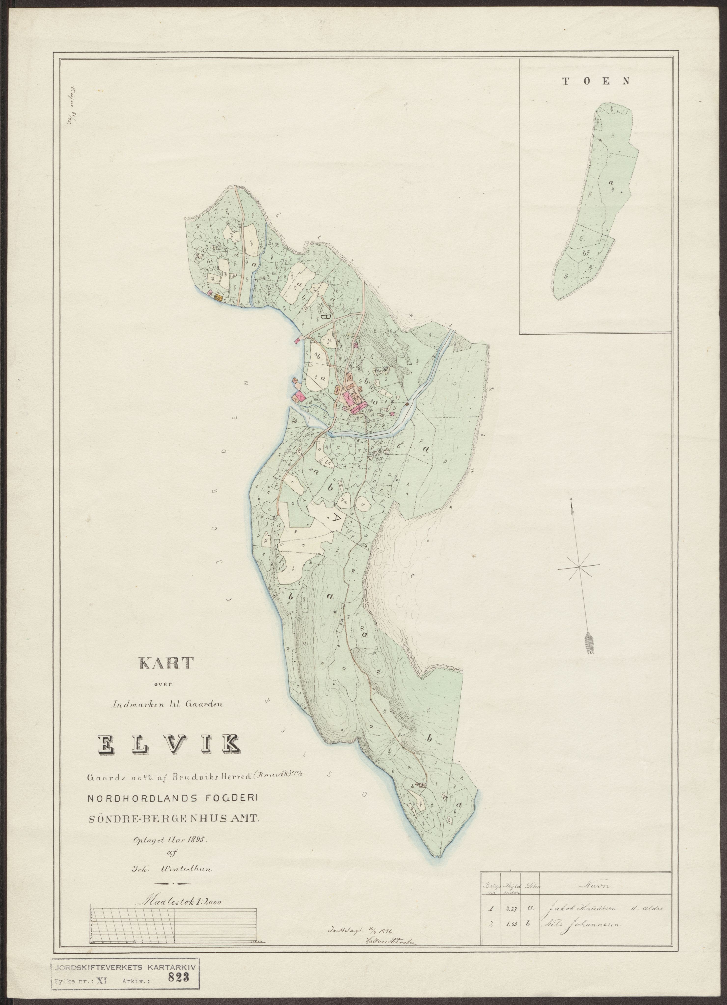 Jordskifteverkets kartarkiv, RA/S-3929/T, 1859-1988, s. 954