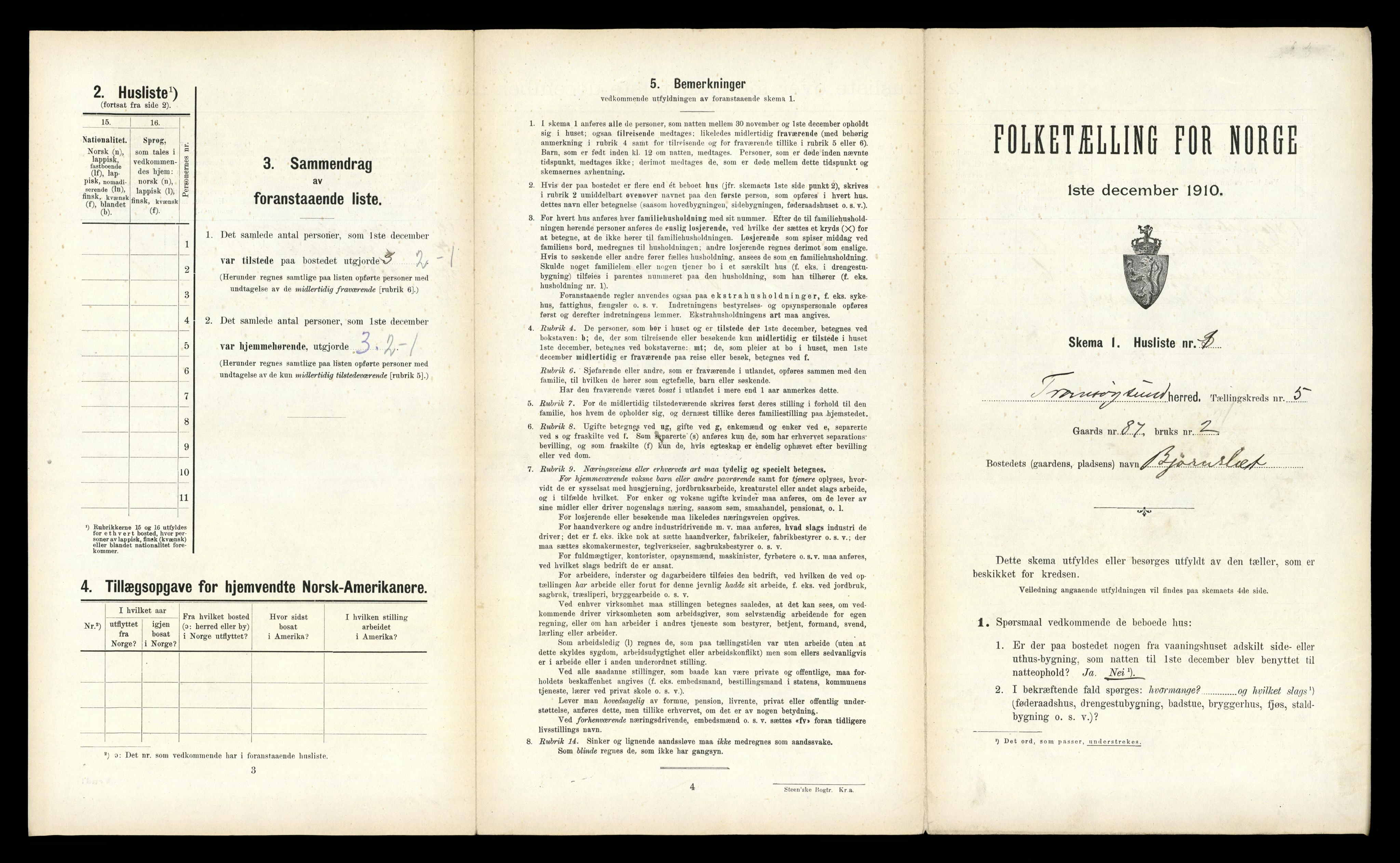 RA, Folketelling 1910 for 1934 Tromsøysund herred, 1910, s. 1027