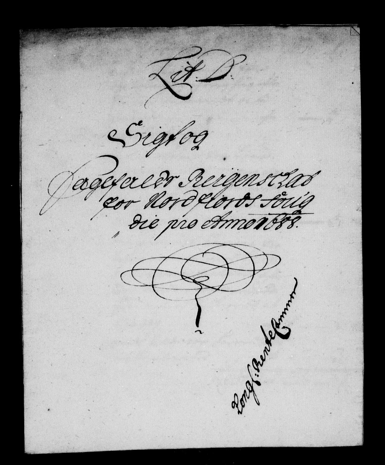 Rentekammeret inntil 1814, Reviderte regnskaper, Stiftamtstueregnskaper, Bergen stiftamt, RA/EA-6043/R/Rc/L0087: Bergen stiftamt, 1688