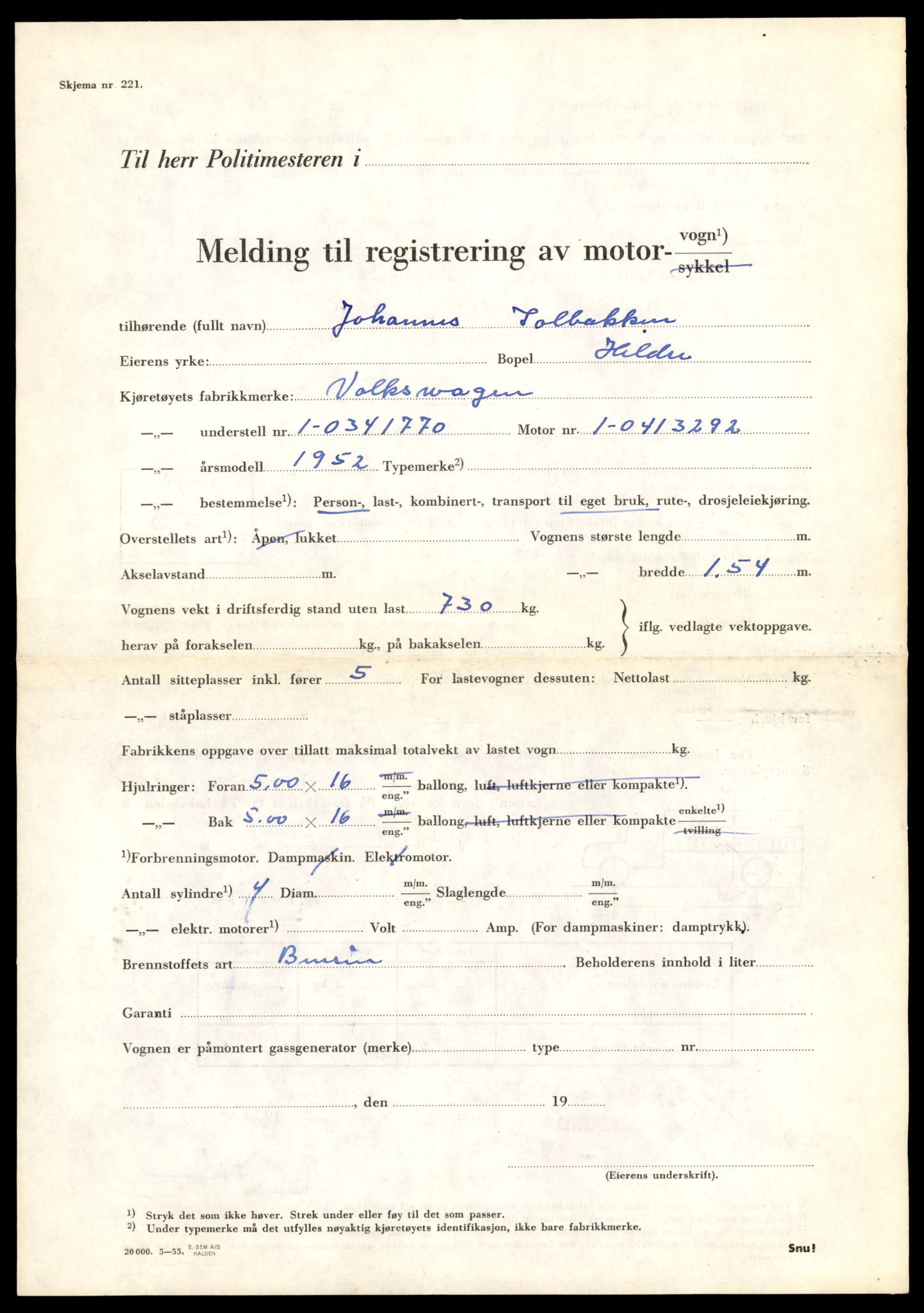 Møre og Romsdal vegkontor - Ålesund trafikkstasjon, AV/SAT-A-4099/F/Fe/L0049: Registreringskort for kjøretøy T 14864 - T 18613, 1927-1998, s. 981