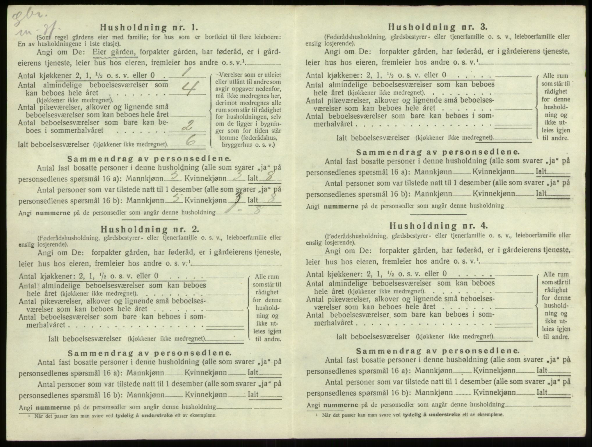 SAB, Folketelling 1920 for 1448 Stryn herred, 1920, s. 778