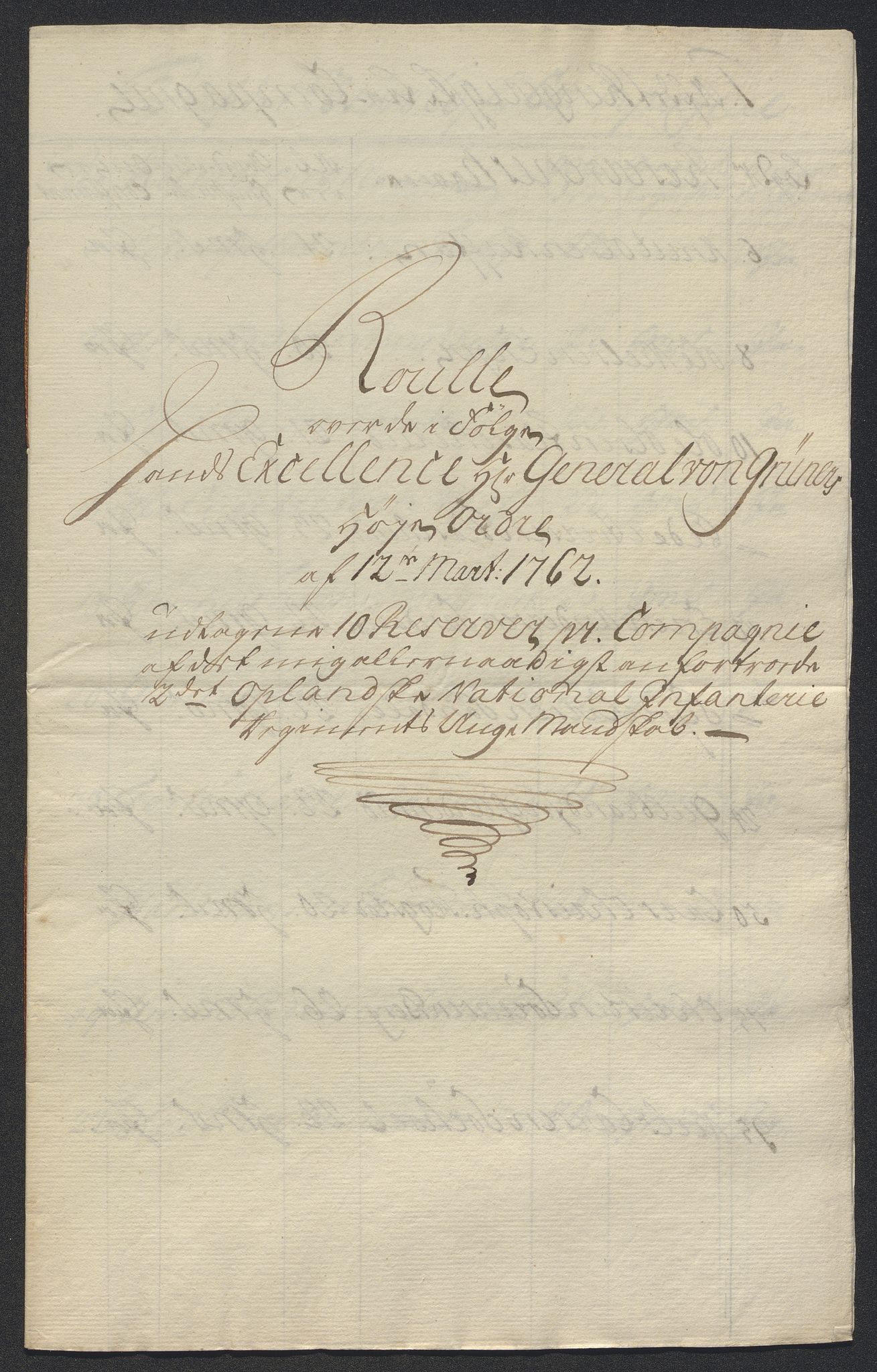 Kommanderende general (KG I) med Det norske krigsdirektorium, AV/RA-EA-5419/E/Ec/L0021: Ruller over nedkommanderte mannskap, 1758-1762, s. 653