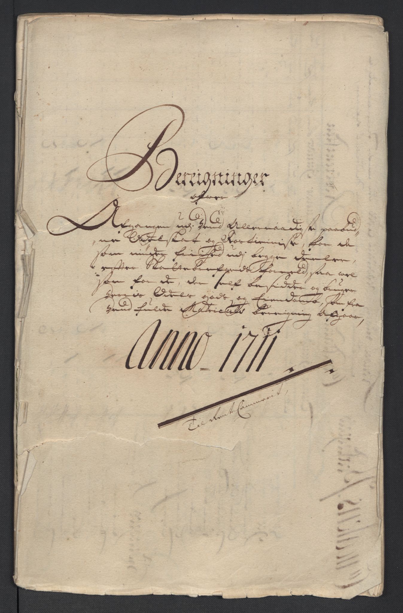 Rentekammeret inntil 1814, Reviderte regnskaper, Fogderegnskap, RA/EA-4092/R13/L0848: Fogderegnskap Solør, Odal og Østerdal, 1711, s. 262