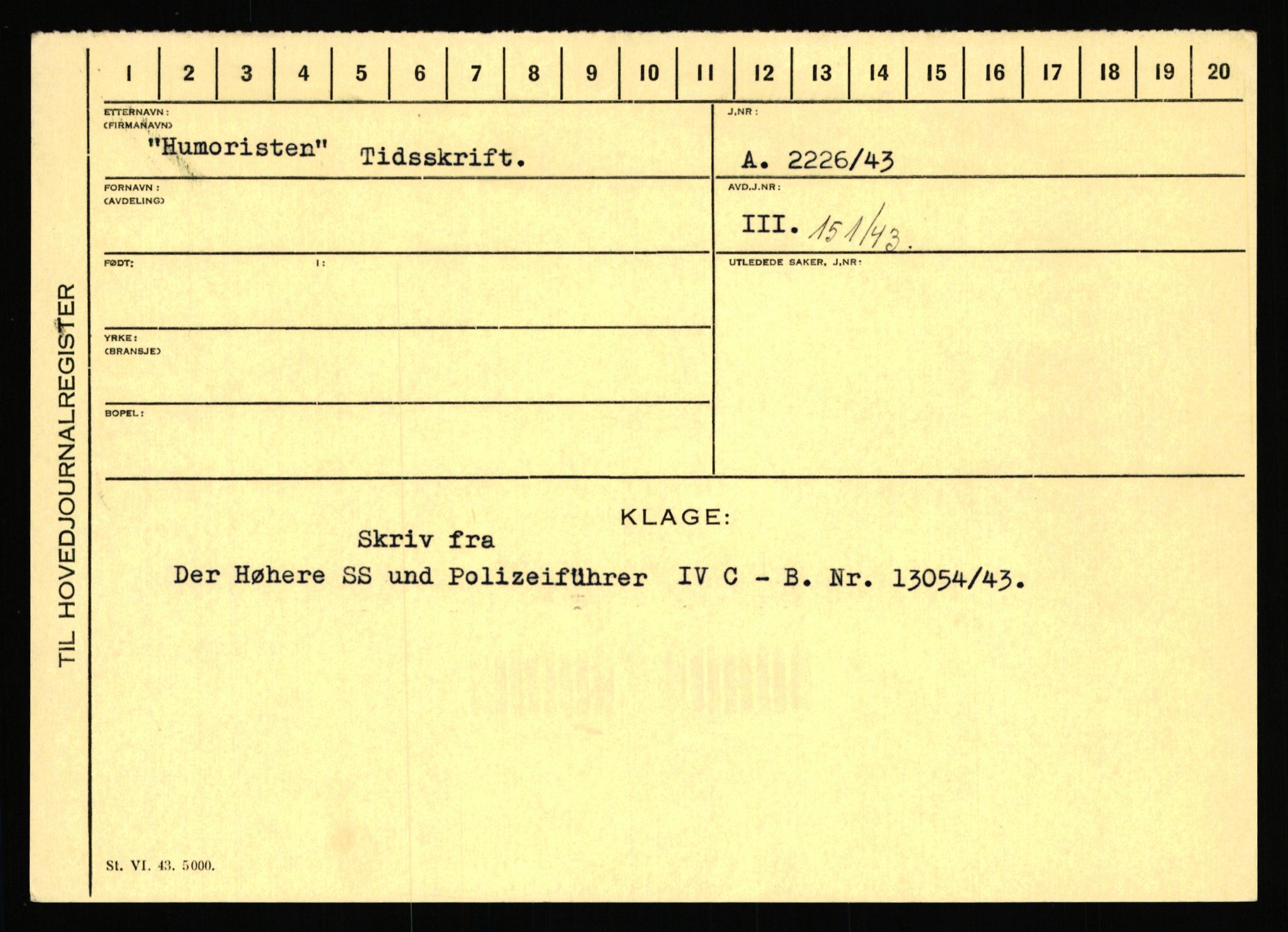 Statspolitiet - Hovedkontoret / Osloavdelingen, AV/RA-S-1329/C/Ca/L0015: Svea - Tøsse, 1943-1945, s. 3125