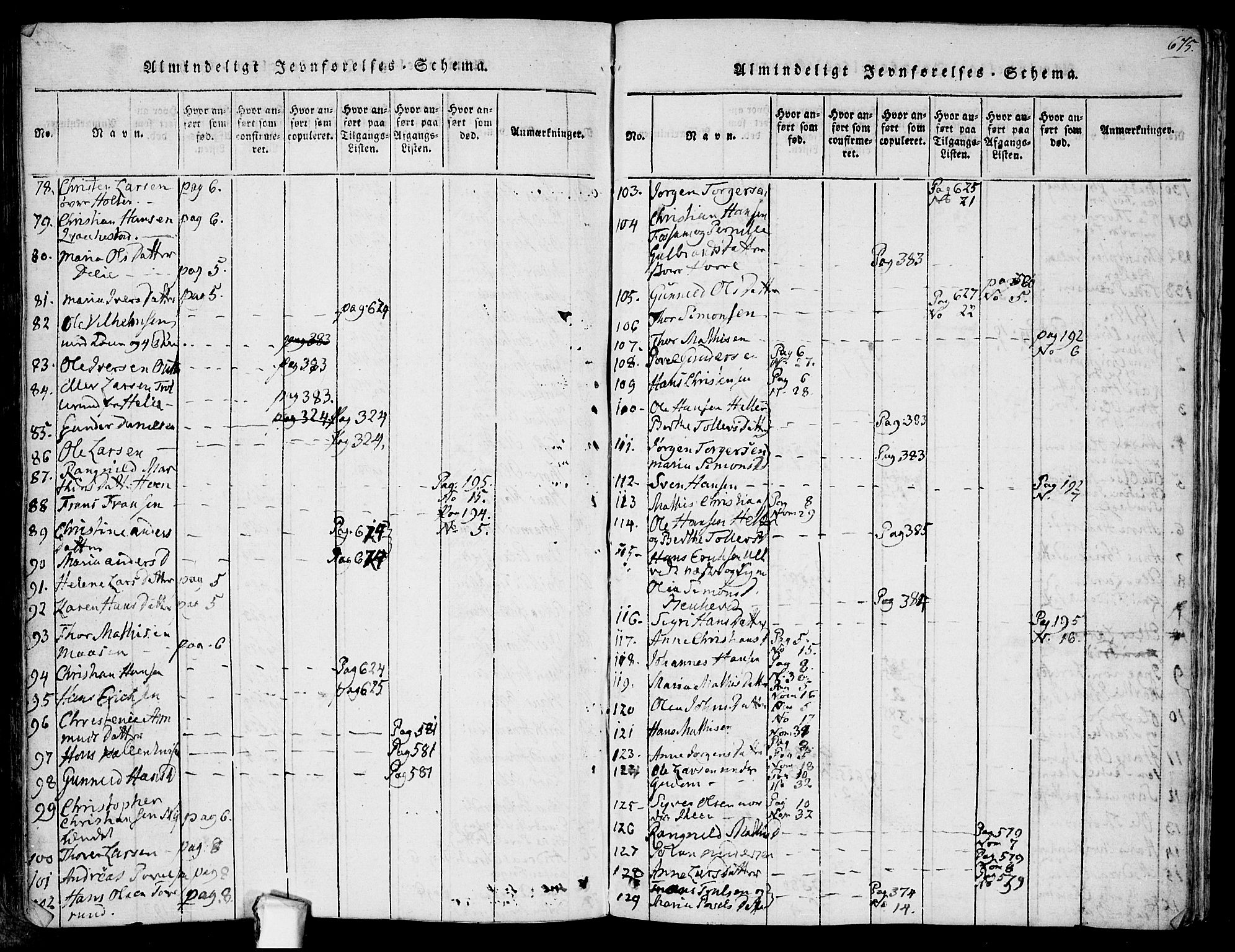 Askim prestekontor Kirkebøker, AV/SAO-A-10900/F/Fa/L0004: Ministerialbok nr. 4, 1817-1846, s. 674-675