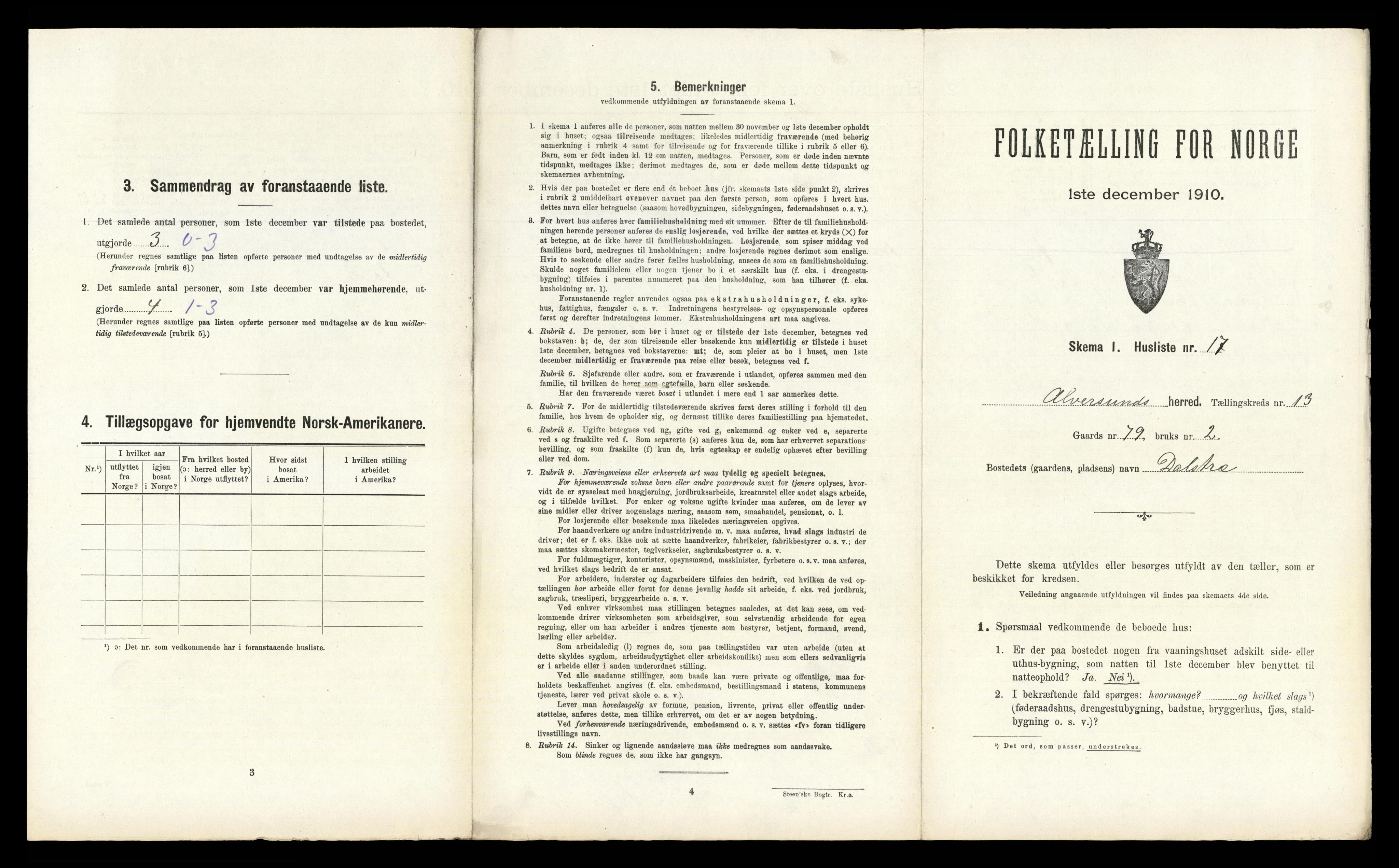 RA, Folketelling 1910 for 1257 Alversund herred, 1910, s. 938