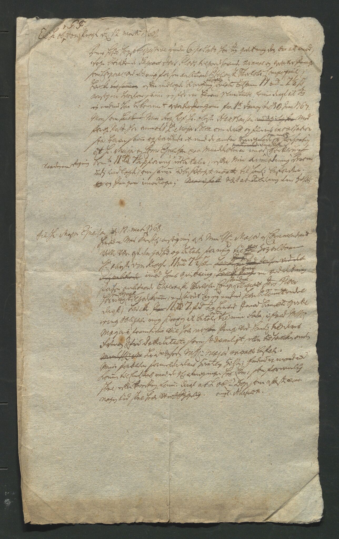 Åker i Vang, Hedmark, og familien Todderud, AV/SAH-ARK-010/J/Jc/L0003: Korrespondanse, 1763-1795, s. 74