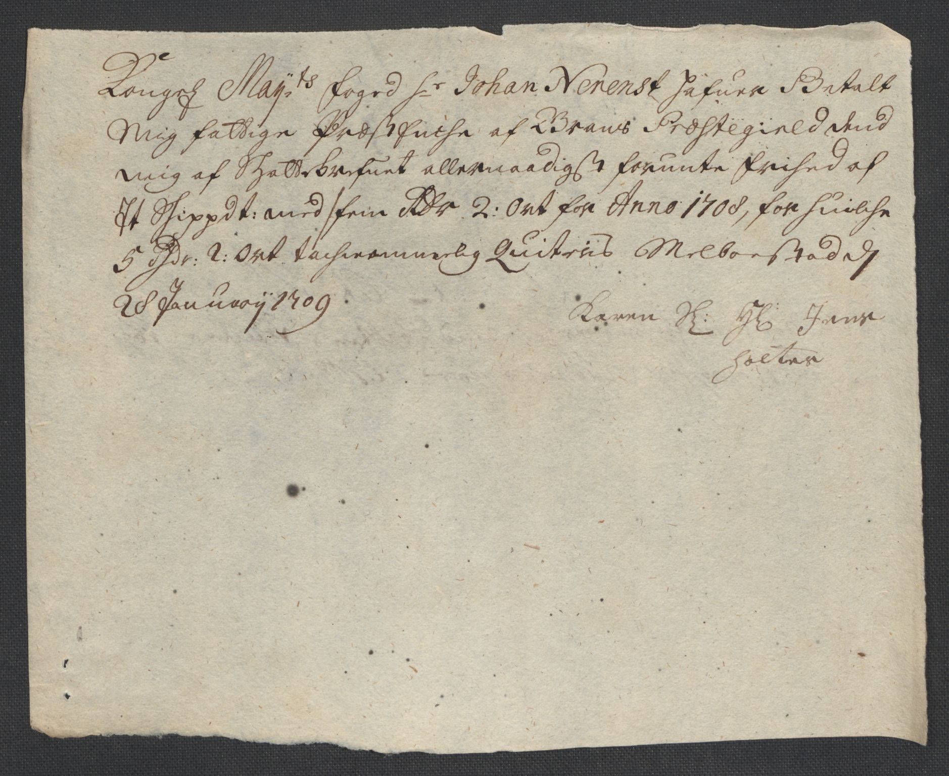 Rentekammeret inntil 1814, Reviderte regnskaper, Fogderegnskap, AV/RA-EA-4092/R18/L1305: Fogderegnskap Hadeland, Toten og Valdres, 1707-1708, s. 469