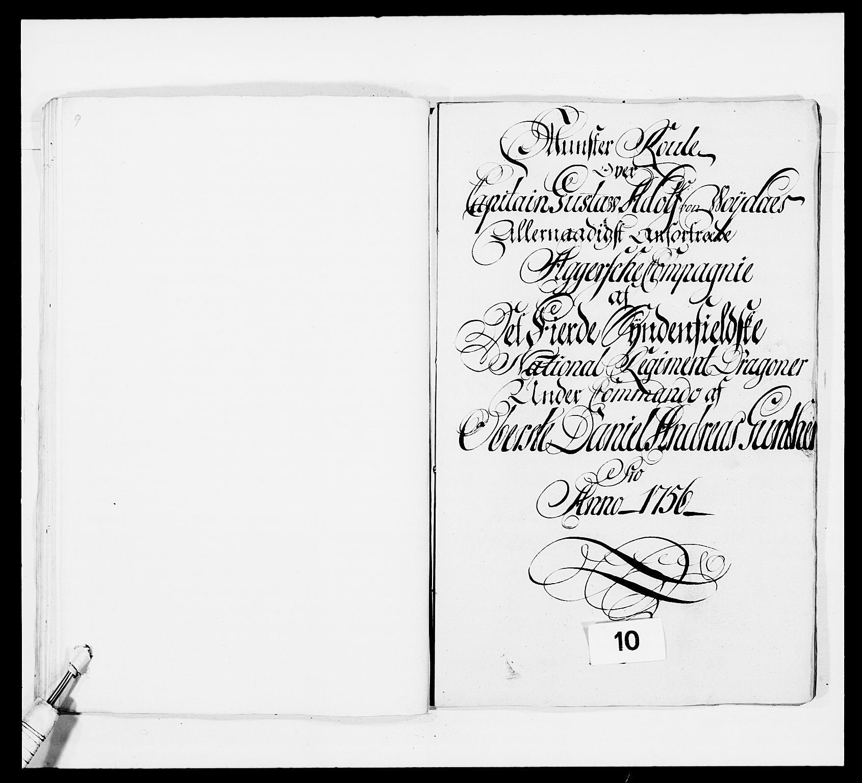 Kommanderende general (KG I) med Det norske krigsdirektorium, AV/RA-EA-5419/E/Ea/L0481: 4. Sønnafjelske dragonregiment, 1756-1765, s. 152