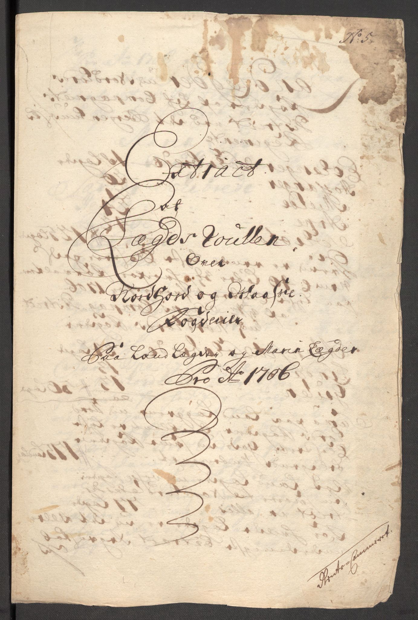 Rentekammeret inntil 1814, Reviderte regnskaper, Fogderegnskap, RA/EA-4092/R51/L3188: Fogderegnskap Nordhordland og Voss, 1706-1707, s. 26