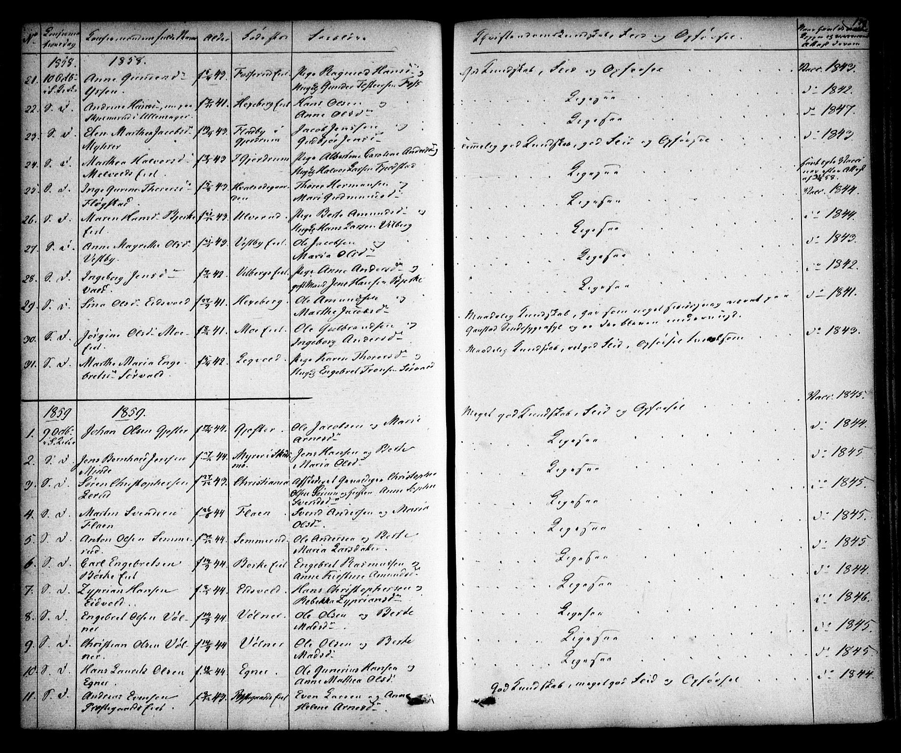 Sørum prestekontor Kirkebøker, AV/SAO-A-10303/F/Fa/L0005: Ministerialbok nr. I 5, 1846-1863, s. 139