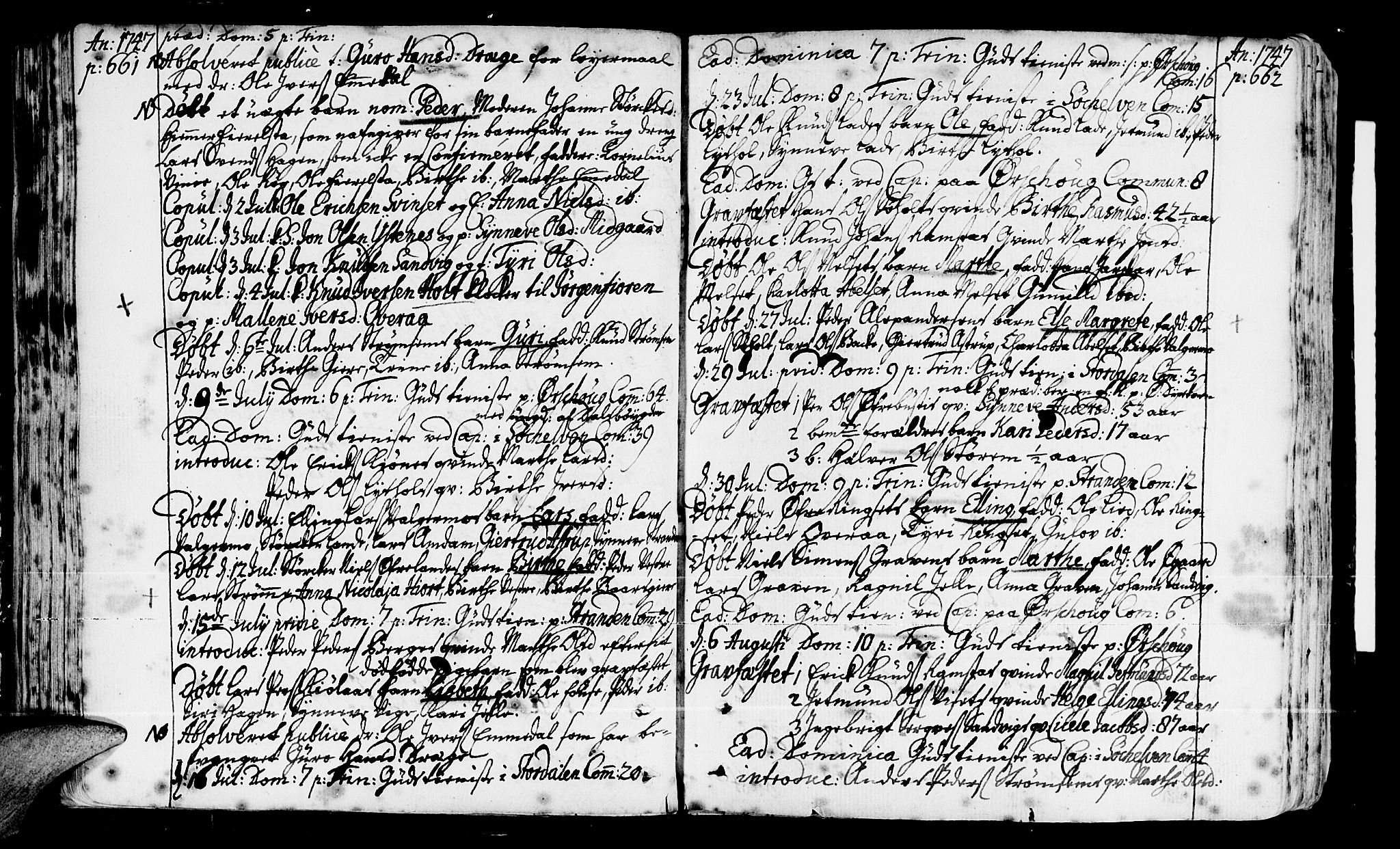 Ministerialprotokoller, klokkerbøker og fødselsregistre - Møre og Romsdal, AV/SAT-A-1454/522/L0307: Ministerialbok nr. 522A02, 1743-1773, s. 661-662