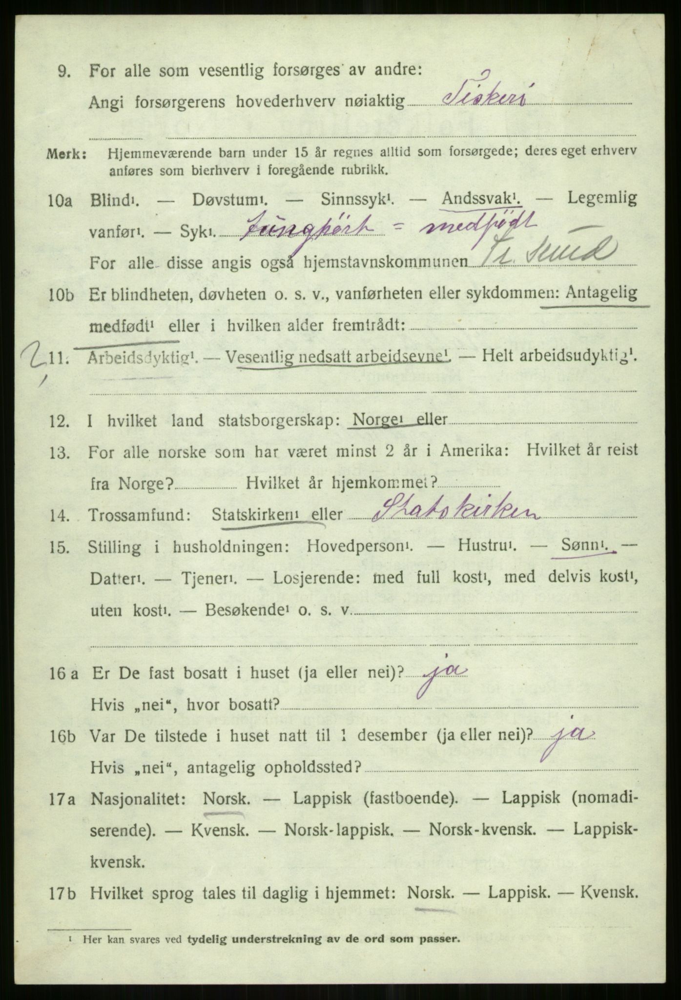 SATØ, Folketelling 1920 for 1934 Tromsøysund herred, 1920, s. 12483