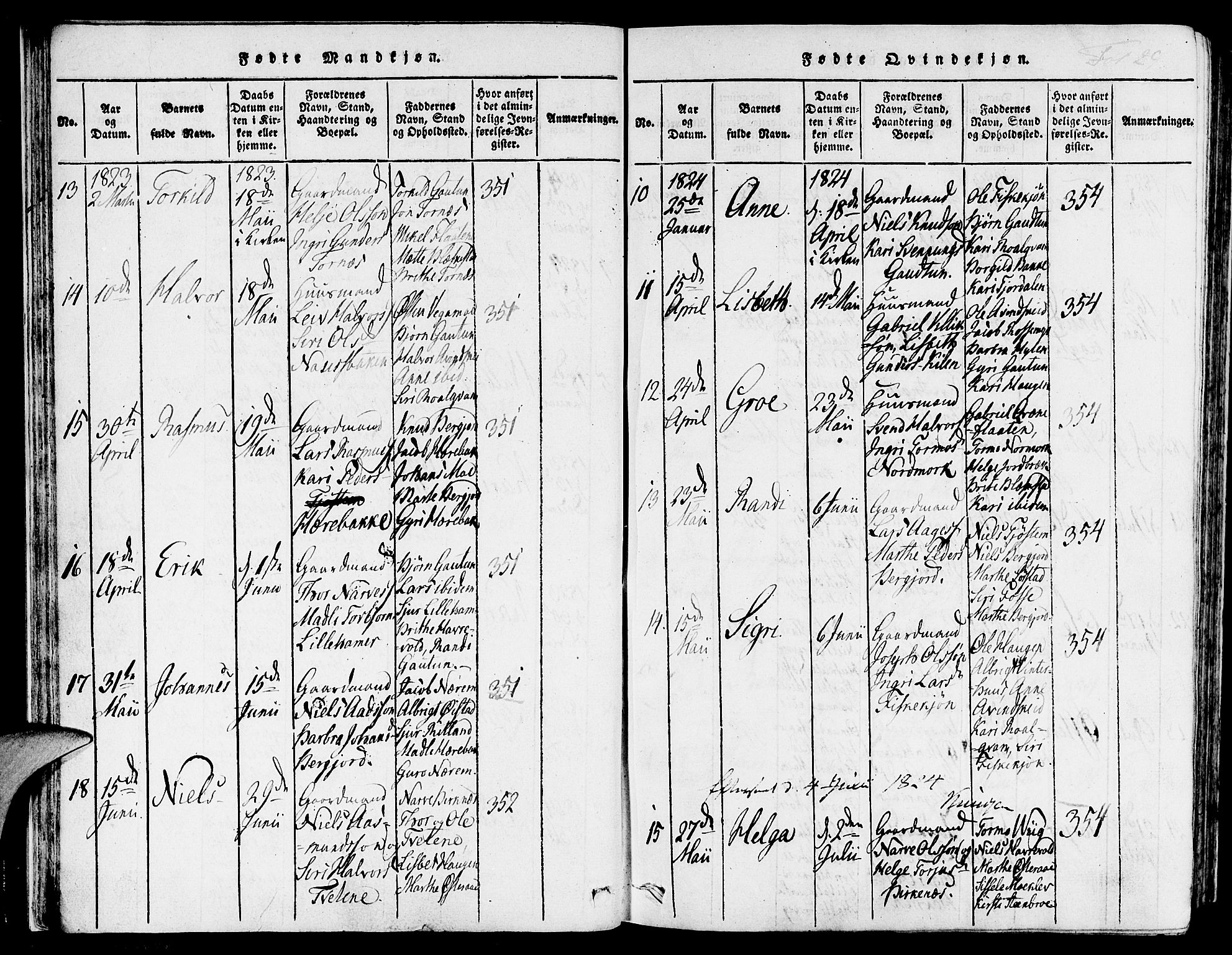 Suldal sokneprestkontor, SAST/A-101845/01/IV/L0006: Ministerialbok nr. A 6, 1816-1836, s. 29