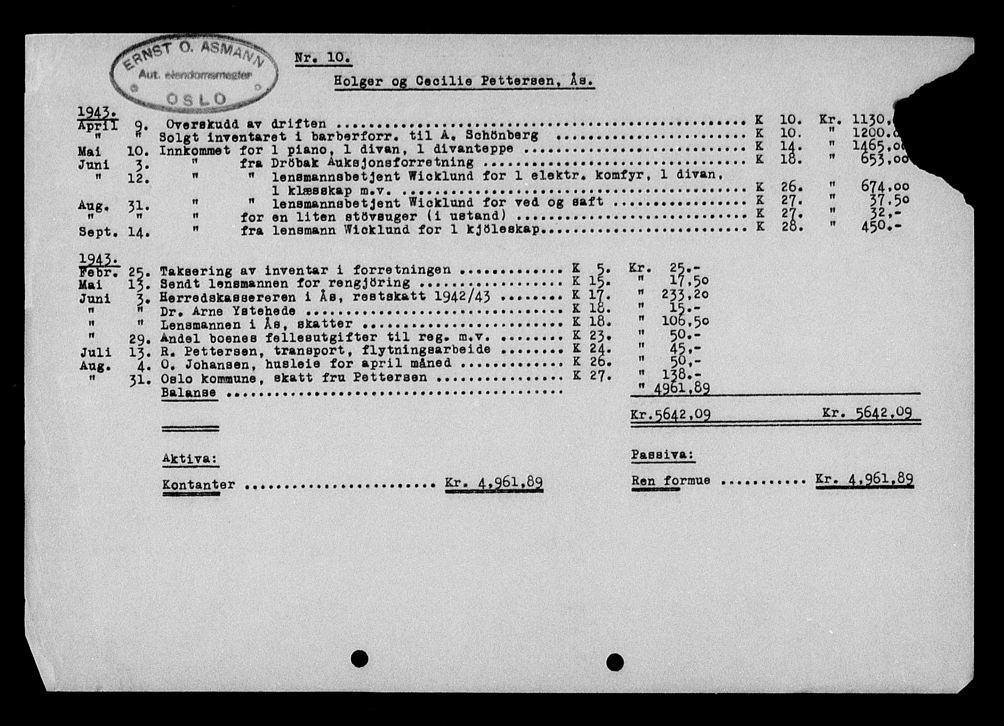 Justisdepartementet, Tilbakeføringskontoret for inndratte formuer, AV/RA-S-1564/H/Hc/Hcc/L0968: --, 1945-1947, s. 605