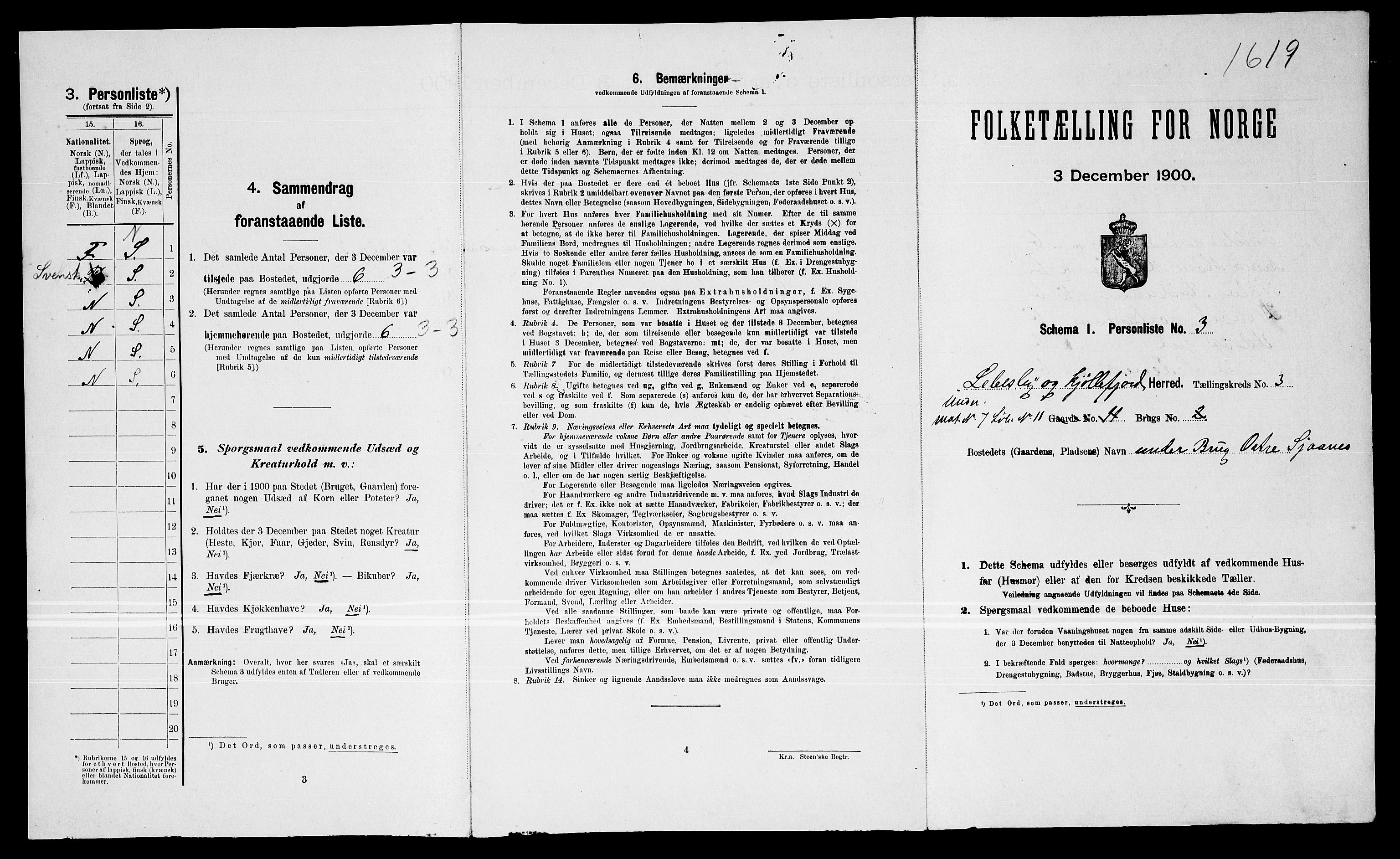 SATØ, Folketelling 1900 for 2022 Lebesby herred, 1900, s. 236