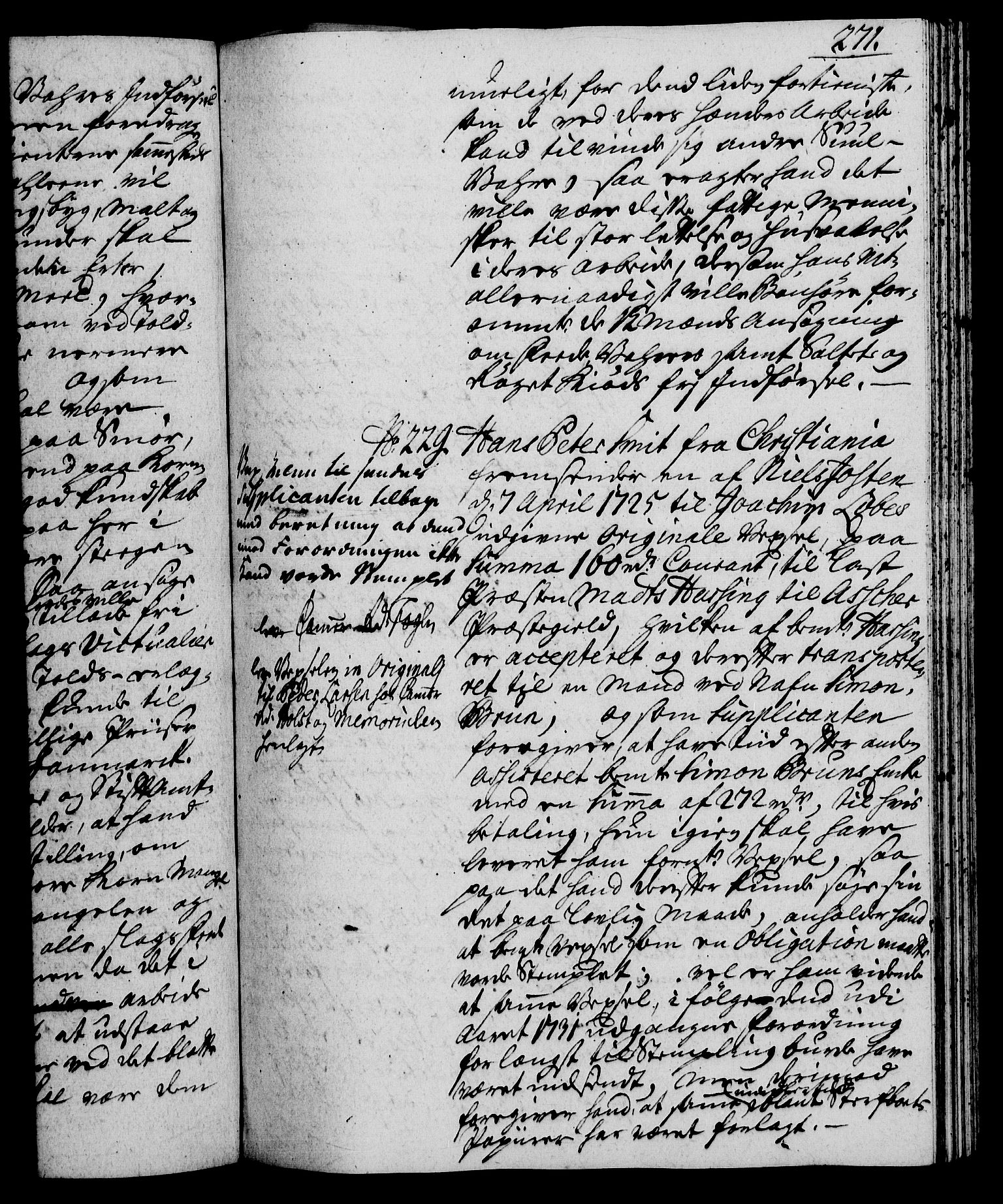 Rentekammeret, Kammerkanselliet, AV/RA-EA-3111/G/Gh/Gha/L0023: Norsk ekstraktmemorialprotokoll (merket RK 53.68), 1741-1742, s. 271