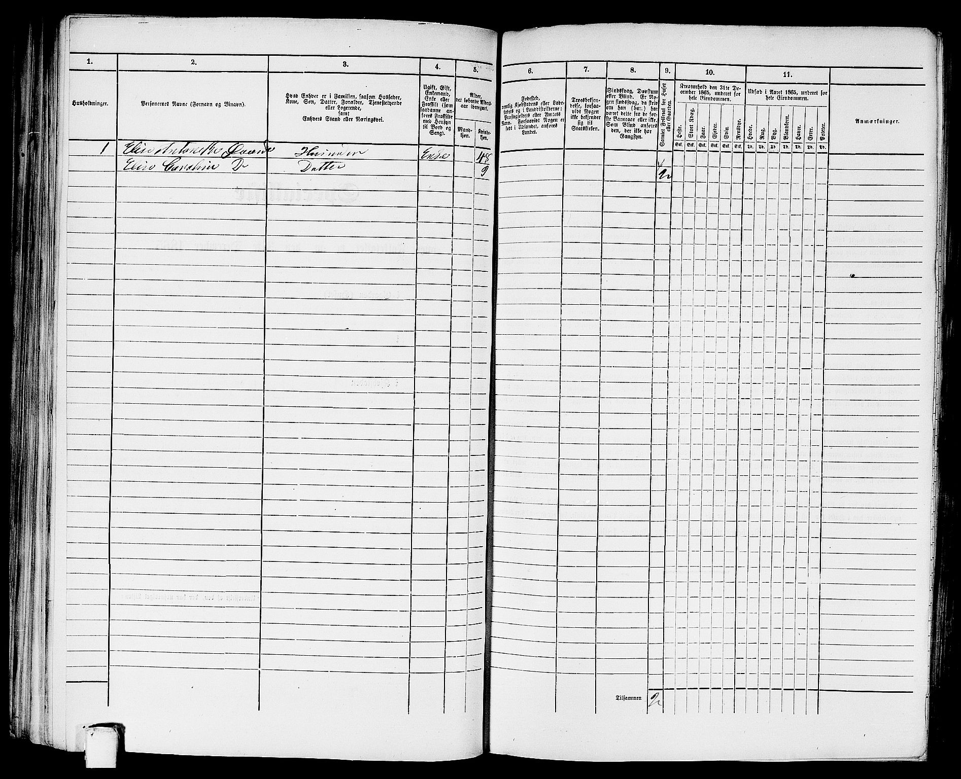 RA, Folketelling 1865 for 1503B Kristiansund prestegjeld, Kristiansund kjøpstad, 1865, s. 650