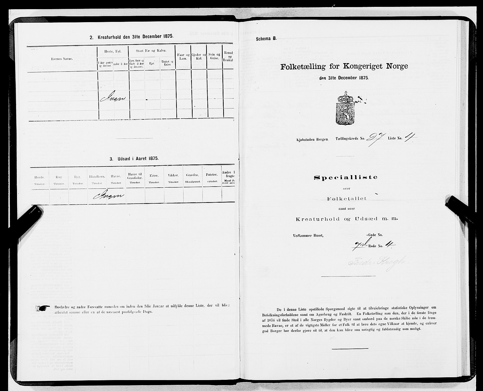 SAB, Folketelling 1875 for 1301 Bergen kjøpstad, 1875, s. 1348