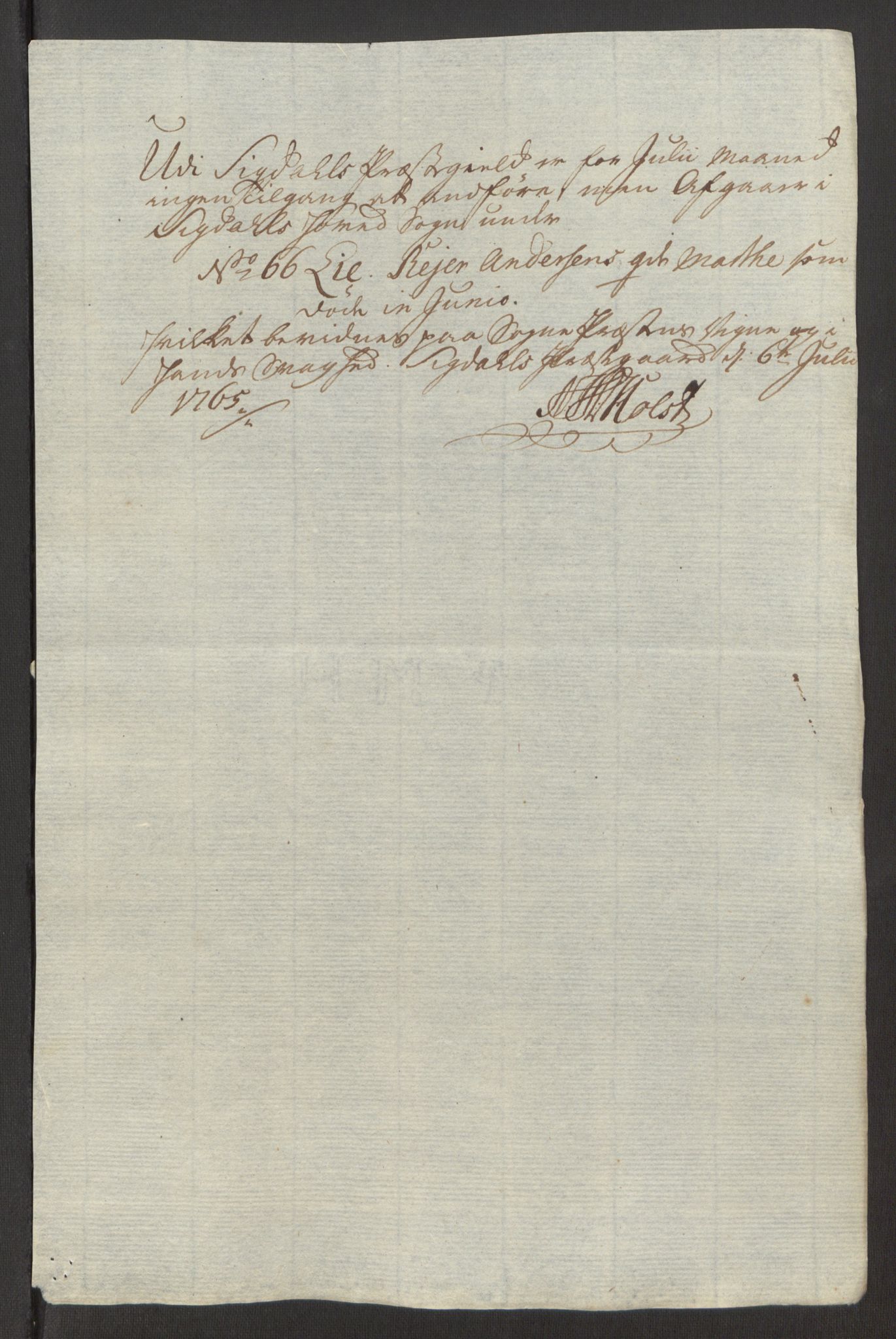 Rentekammeret inntil 1814, Reviderte regnskaper, Fogderegnskap, AV/RA-EA-4092/R31/L1834: Ekstraskatten Hurum, Røyken, Eiker, Lier og Buskerud, 1765, s. 439