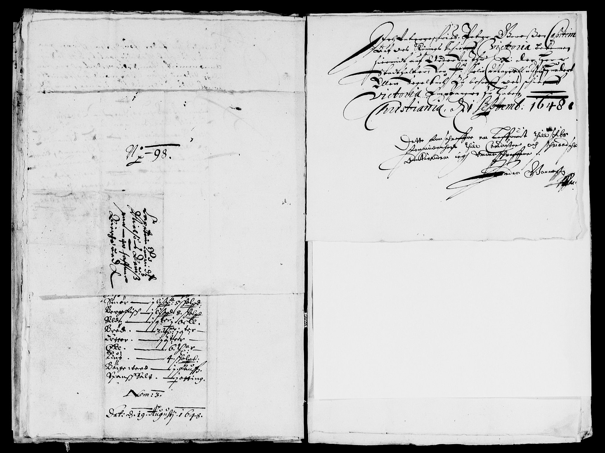 Rentekammeret inntil 1814, Reviderte regnskaper, Lensregnskaper, AV/RA-EA-5023/R/Rb/Rba/L0198: Akershus len, 1648-1650