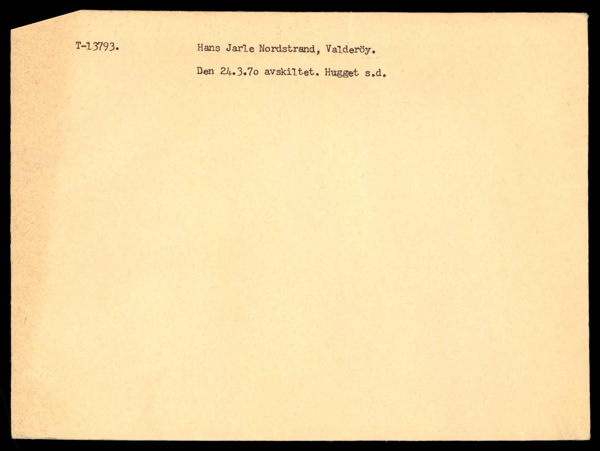 Møre og Romsdal vegkontor - Ålesund trafikkstasjon, AV/SAT-A-4099/F/Fe/L0041: Registreringskort for kjøretøy T 13710 - T 13905, 1927-1998, s. 1449