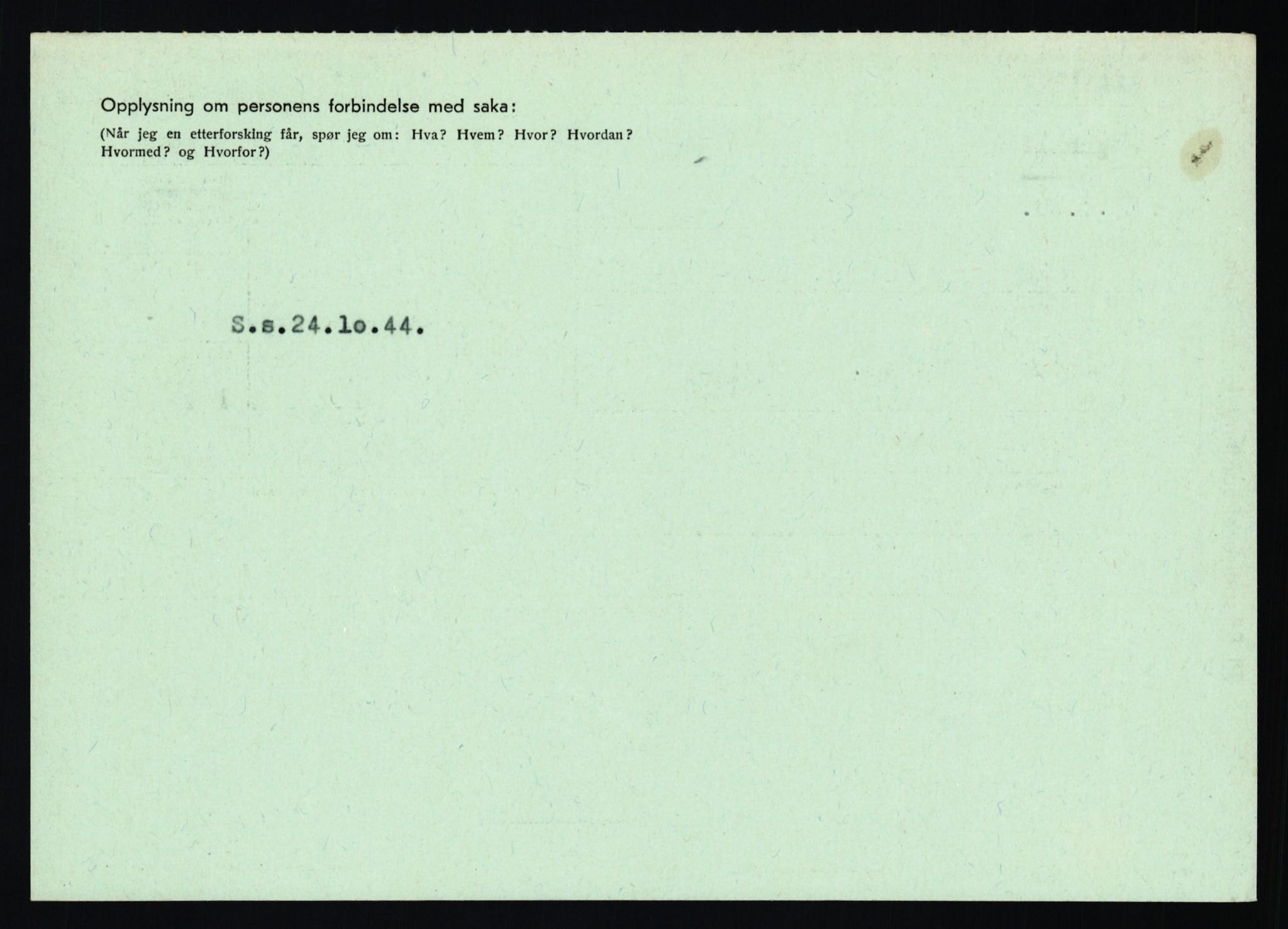 Statspolitiet - Hovedkontoret / Osloavdelingen, AV/RA-S-1329/C/Ca/L0006: Hanche - Hokstvedt, 1943-1945, s. 1824