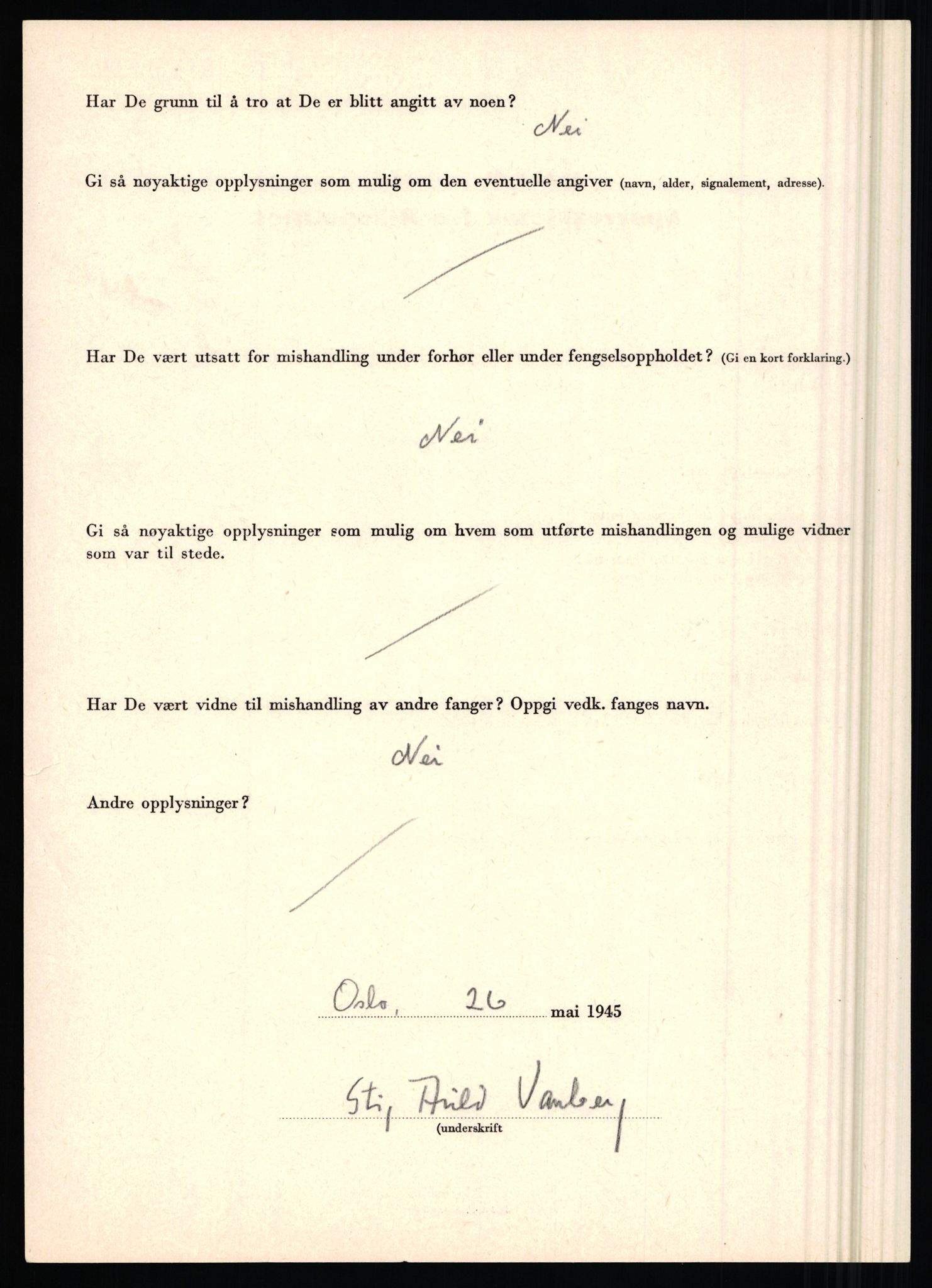 Rikspolitisjefen, AV/RA-S-1560/L/L0017: Tidemann, Hermann G. - Veum, Tjostolv, 1940-1945, s. 875