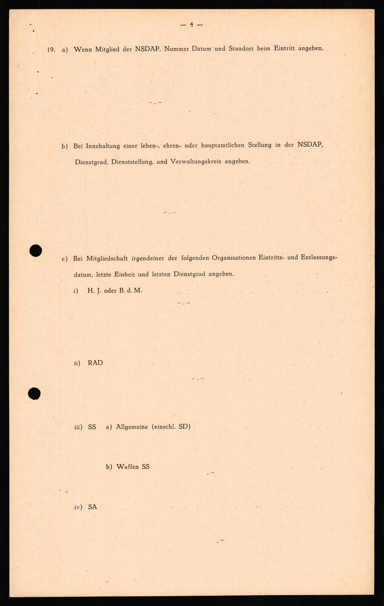 Forsvaret, Forsvarets overkommando II, RA/RAFA-3915/D/Db/L0019: CI Questionaires. Tyske okkupasjonsstyrker i Norge. Tyskere., 1945-1946, s. 373