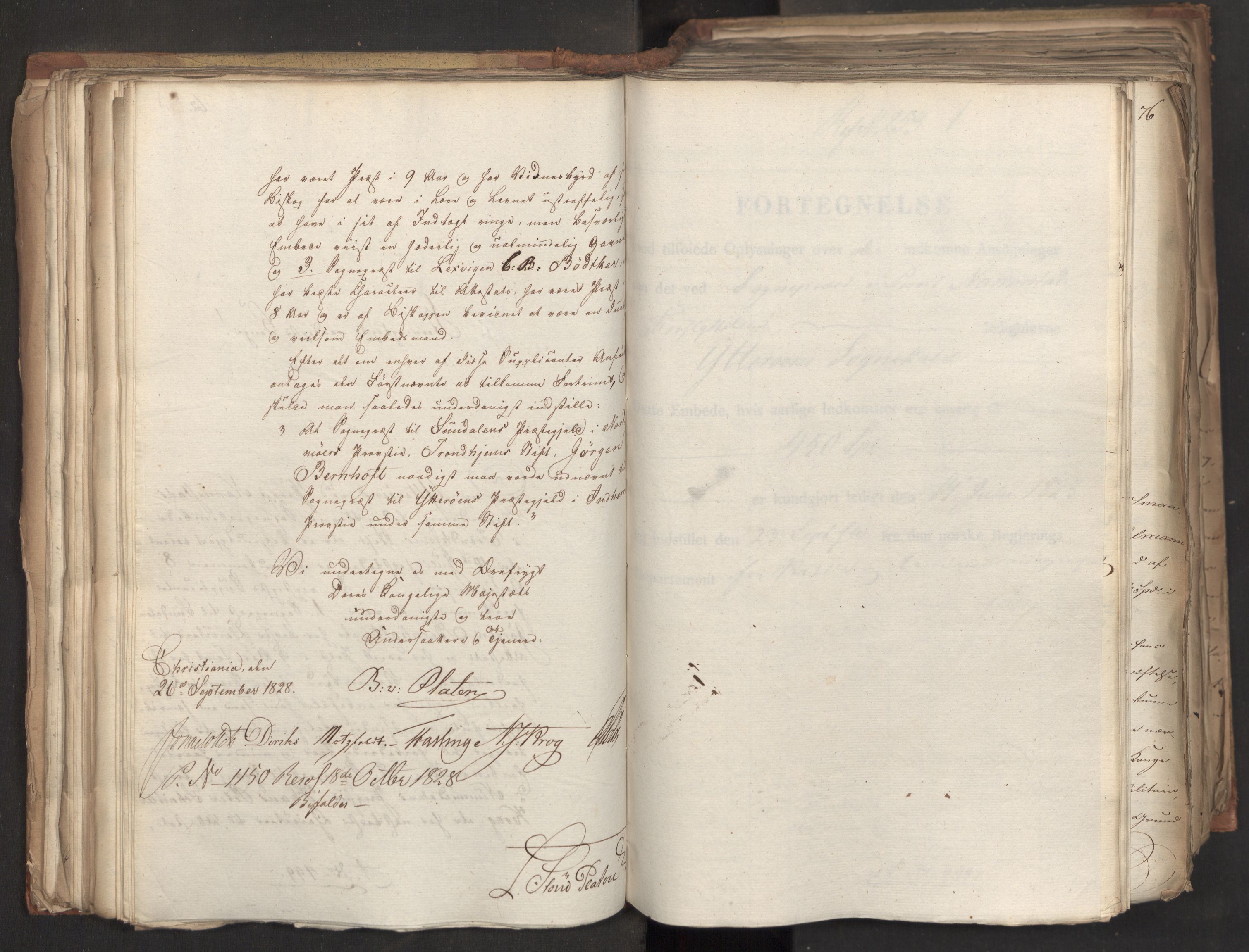Statsrådsavdelingen i Stockholm, AV/RA-S-1003/D/Da/L0056: Regjeringsinnstillinger nr. 436-650, 1828, s. 161