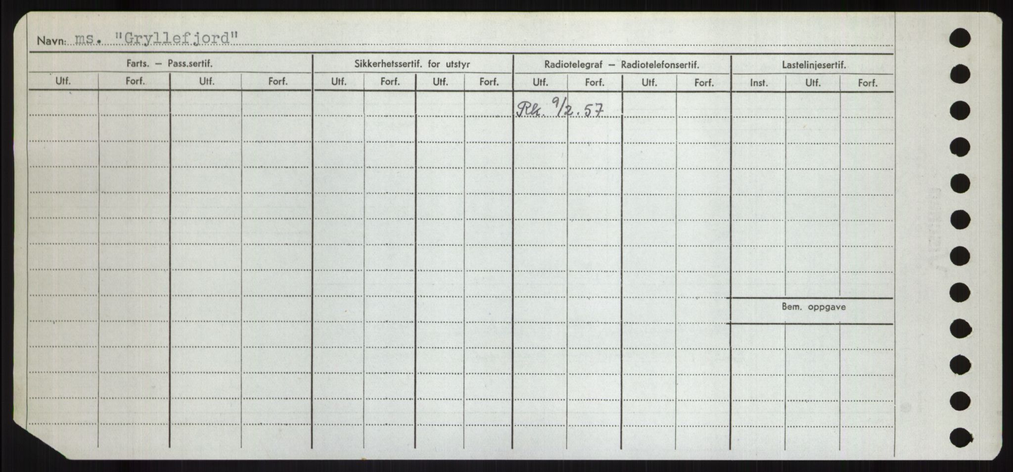 Sjøfartsdirektoratet med forløpere, Skipsmålingen, RA/S-1627/H/Hd/L0013: Fartøy, Gne-Gås, s. 292