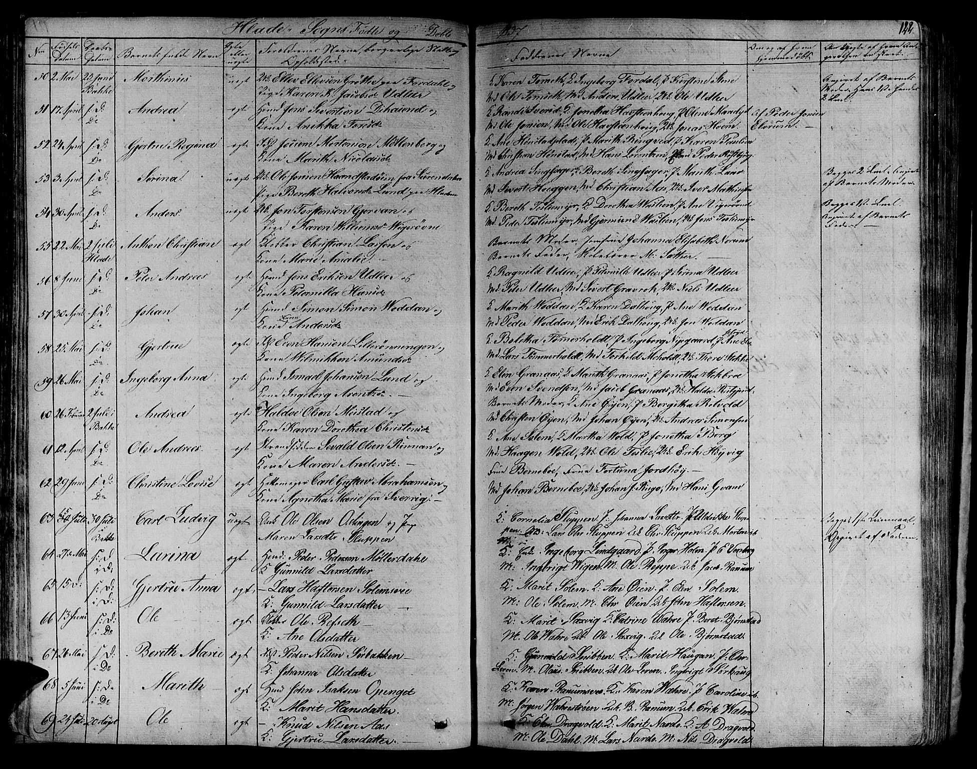 Ministerialprotokoller, klokkerbøker og fødselsregistre - Sør-Trøndelag, SAT/A-1456/606/L0286: Ministerialbok nr. 606A04 /1, 1823-1840, s. 122
