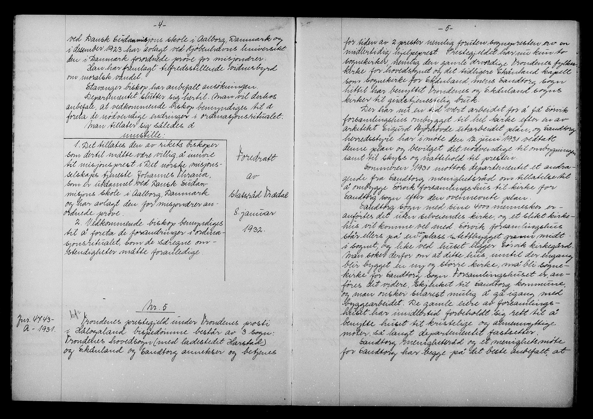 Kirke- og undervisningsdepartementet, Kontoret  for kirke og geistlighet A, AV/RA-S-1007/A/Aa/L0351: Referatprotokoll m/register. Ref.nr. 1-170, 1932