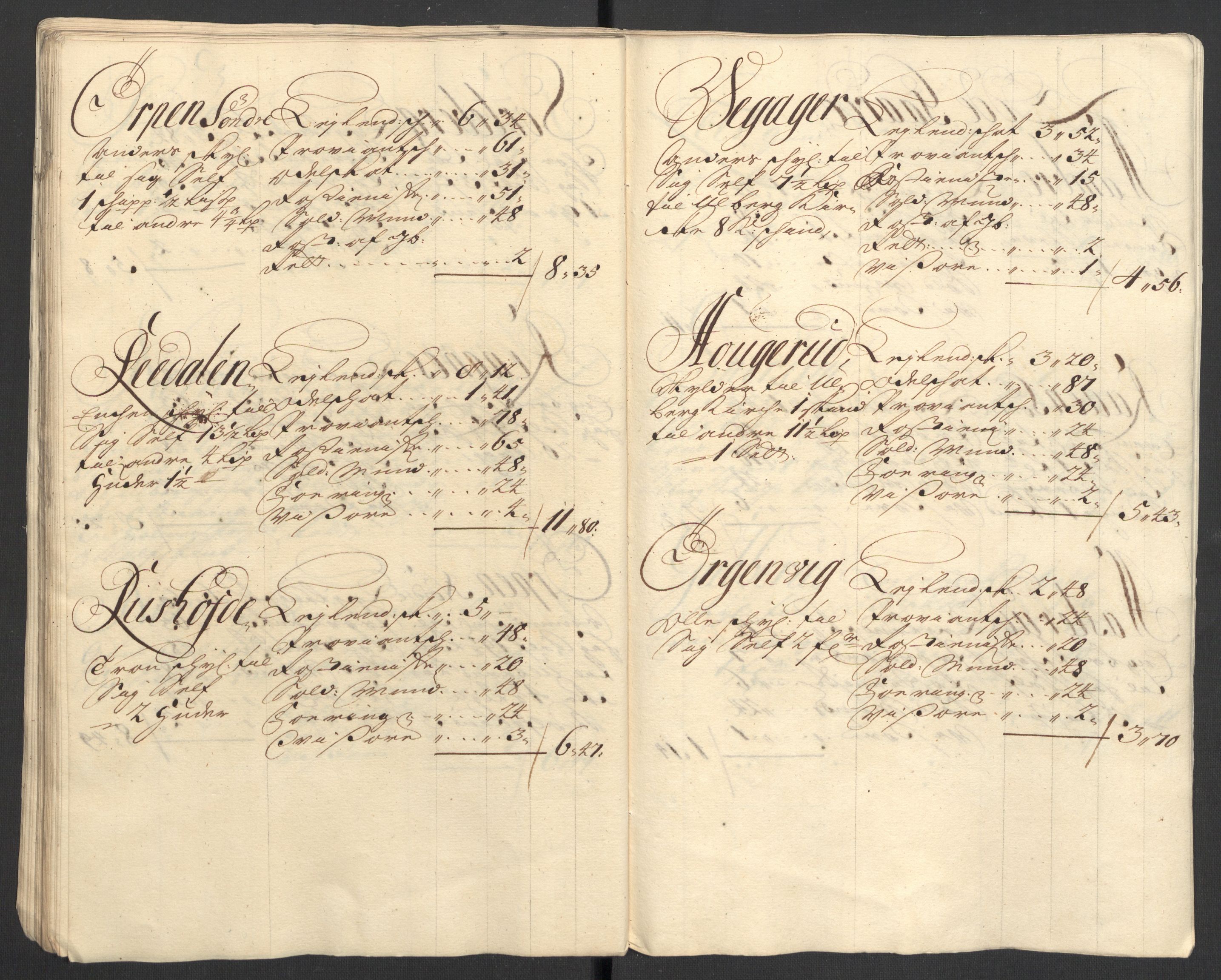 Rentekammeret inntil 1814, Reviderte regnskaper, Fogderegnskap, AV/RA-EA-4092/R31/L1705: Fogderegnskap Hurum, Røyken, Eiker, Lier og Buskerud, 1711, s. 197