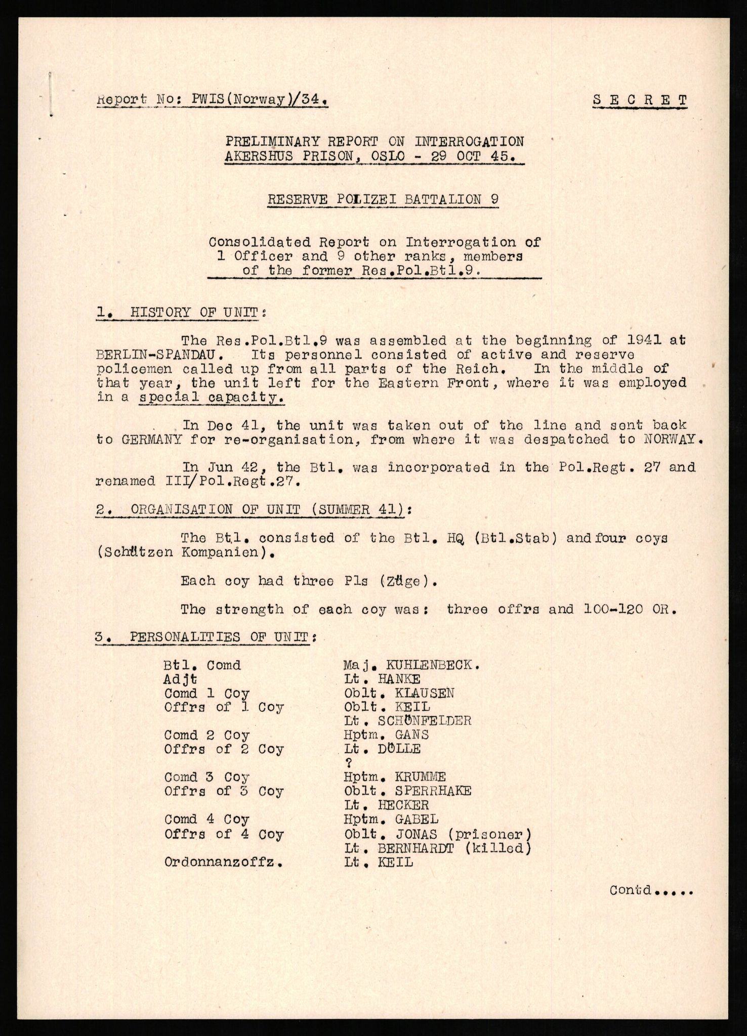 Forsvaret, Forsvarets overkommando II, AV/RA-RAFA-3915/D/Db/L0024: CI Questionaires. Tyske okkupasjonsstyrker i Norge. Tyskere., 1945-1946, s. 514