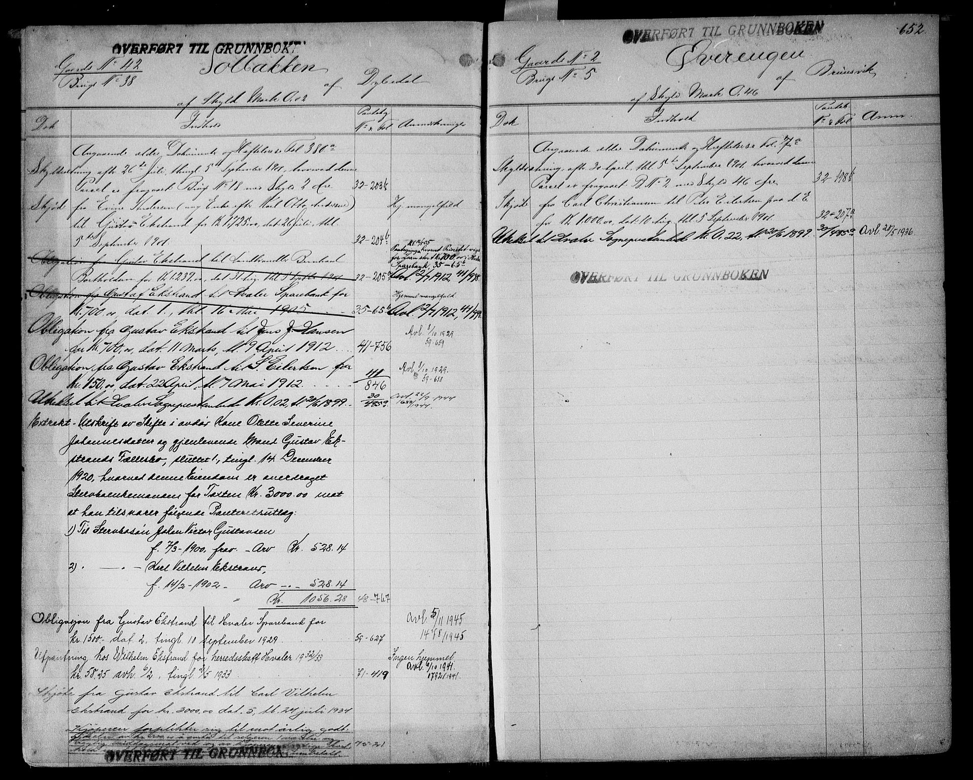 Onsøy sorenskriveri, AV/SAO-A-10474/G/Gb/Gbc/L0001b: Panteregister nr. III 1b, 1887, s. 652