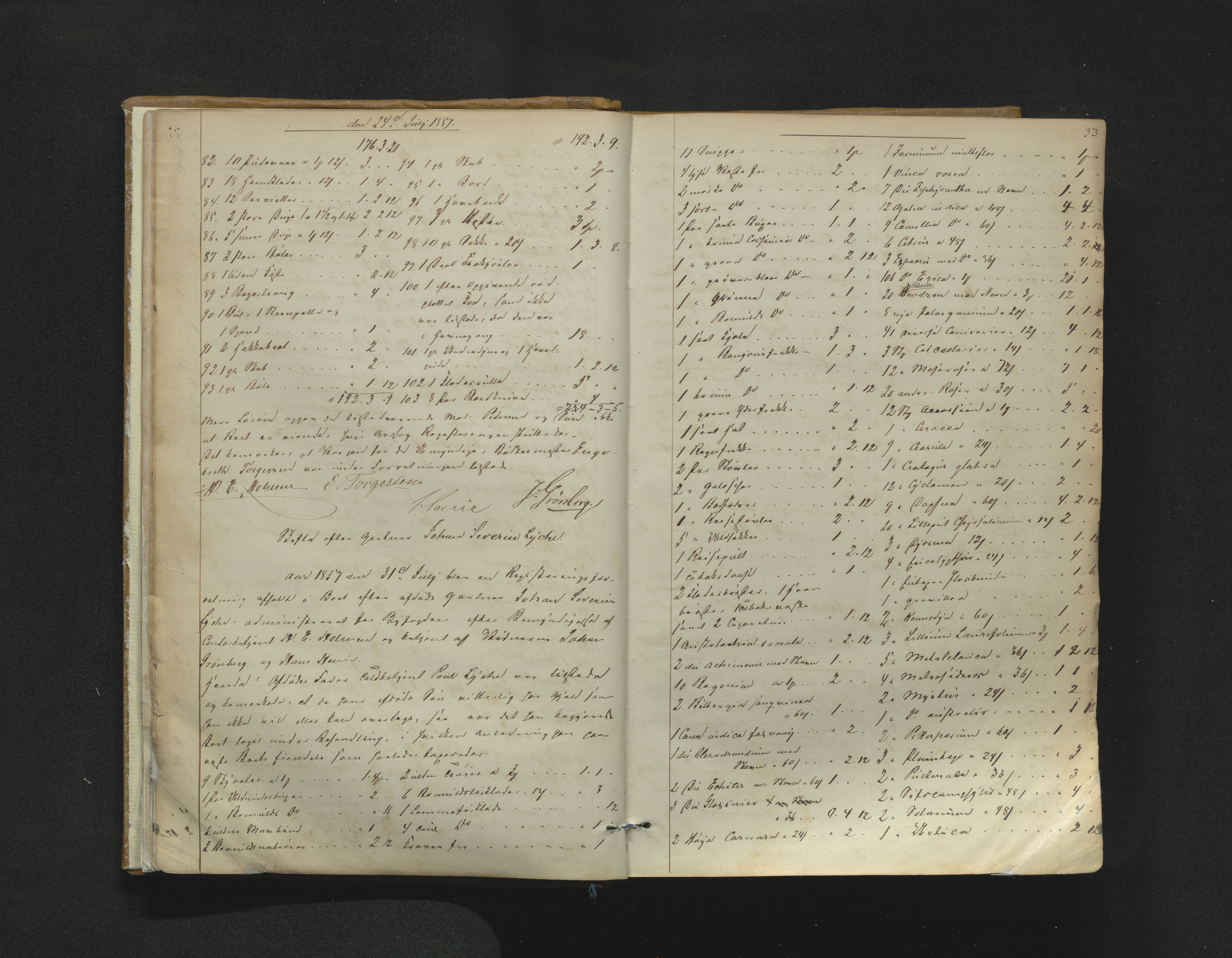 Drammen byfogd, AV/SAKO-A-222/H/Hb/Hbb/L0001: Registreringsprotokoll., 1857-1867