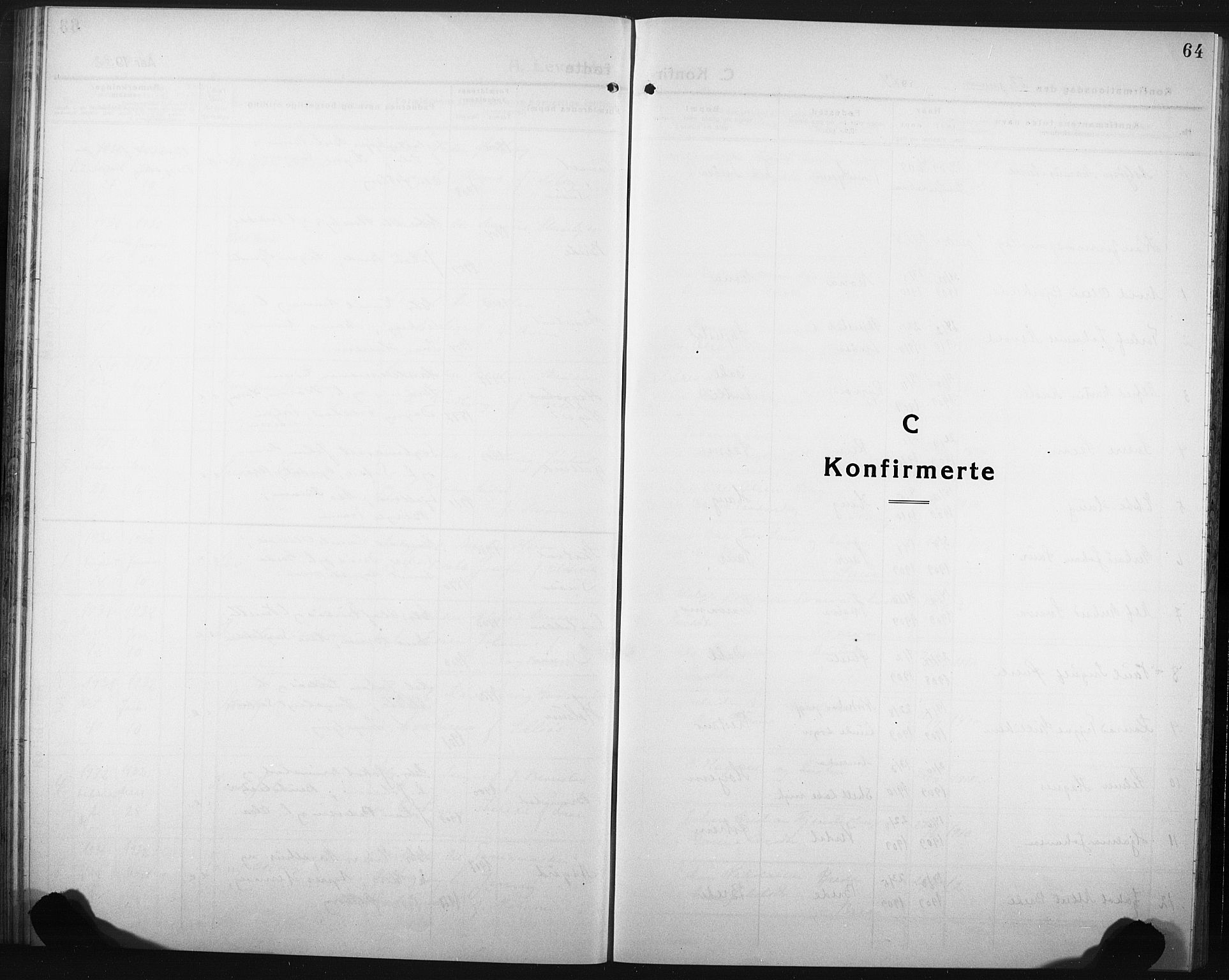 Ministerialprotokoller, klokkerbøker og fødselsregistre - Nord-Trøndelag, SAT/A-1458/749/L0480: Klokkerbok nr. 749C02, 1924-1932, s. 64