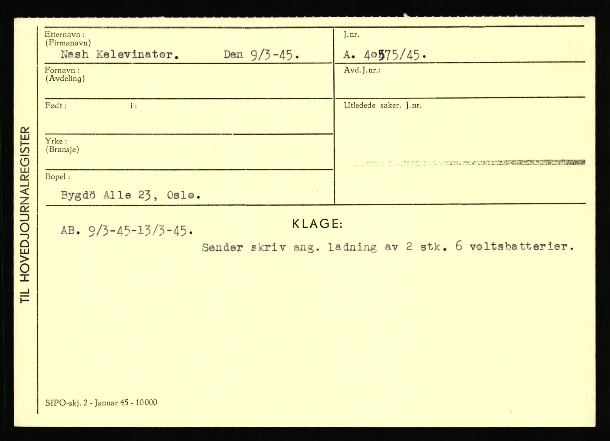 Statspolitiet - Hovedkontoret / Osloavdelingen, AV/RA-S-1329/C/Ca/L0011: Molberg - Nøstvold, 1943-1945, s. 1200