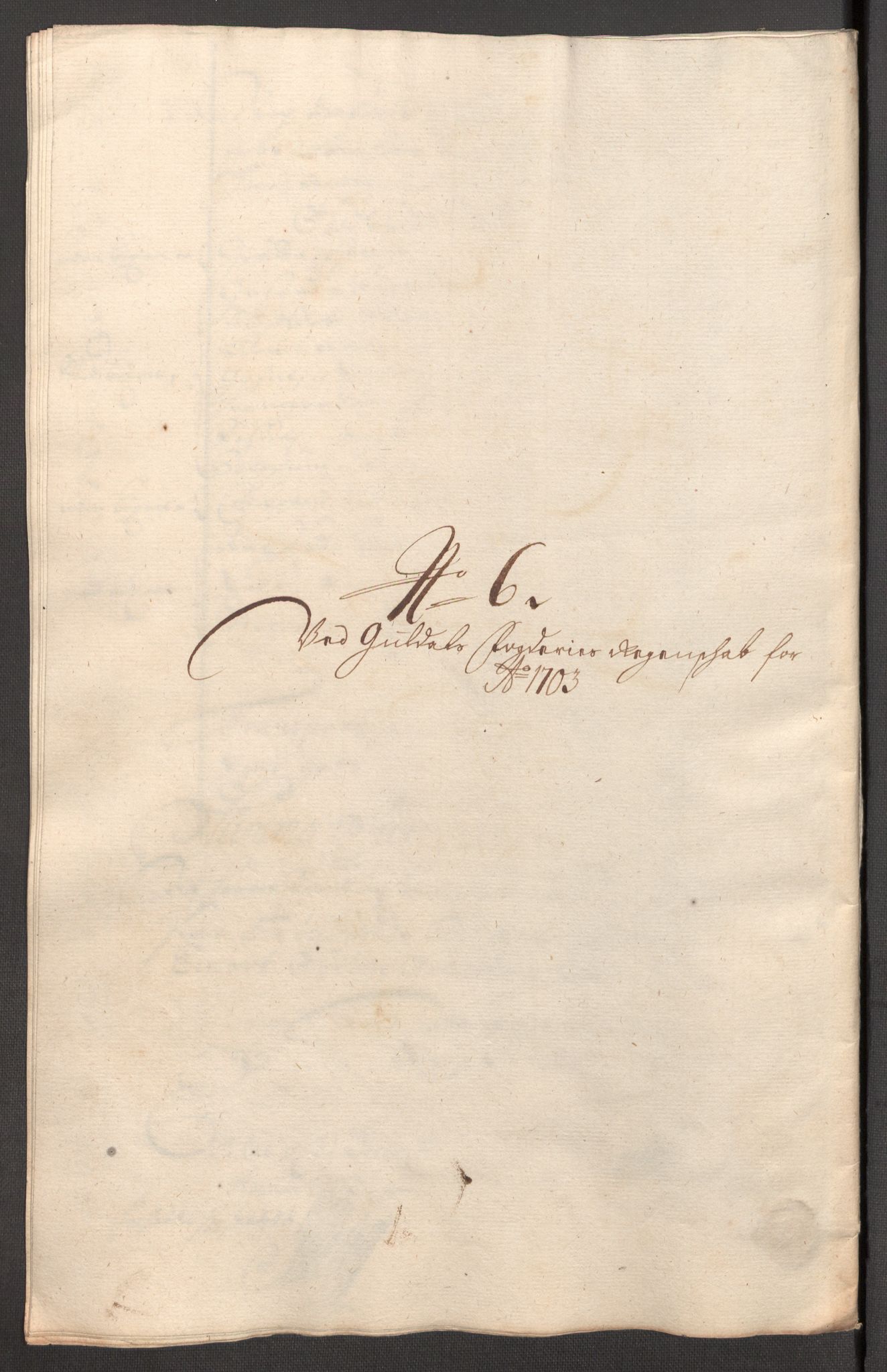 Rentekammeret inntil 1814, Reviderte regnskaper, Fogderegnskap, AV/RA-EA-4092/R60/L3953: Fogderegnskap Orkdal og Gauldal, 1703, s. 332