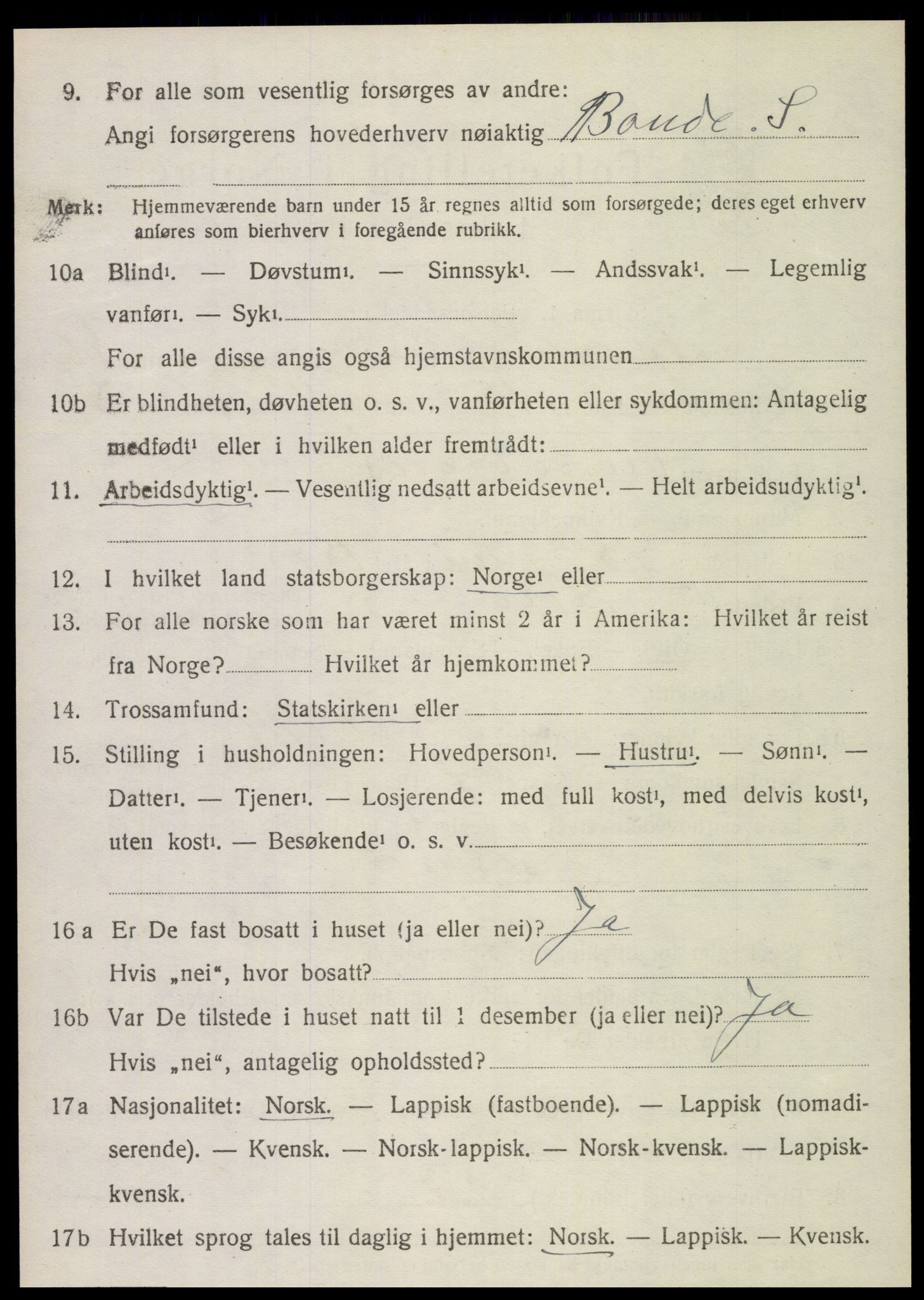 SAT, Folketelling 1920 for 1731 Sparbu herred, 1920, s. 4976