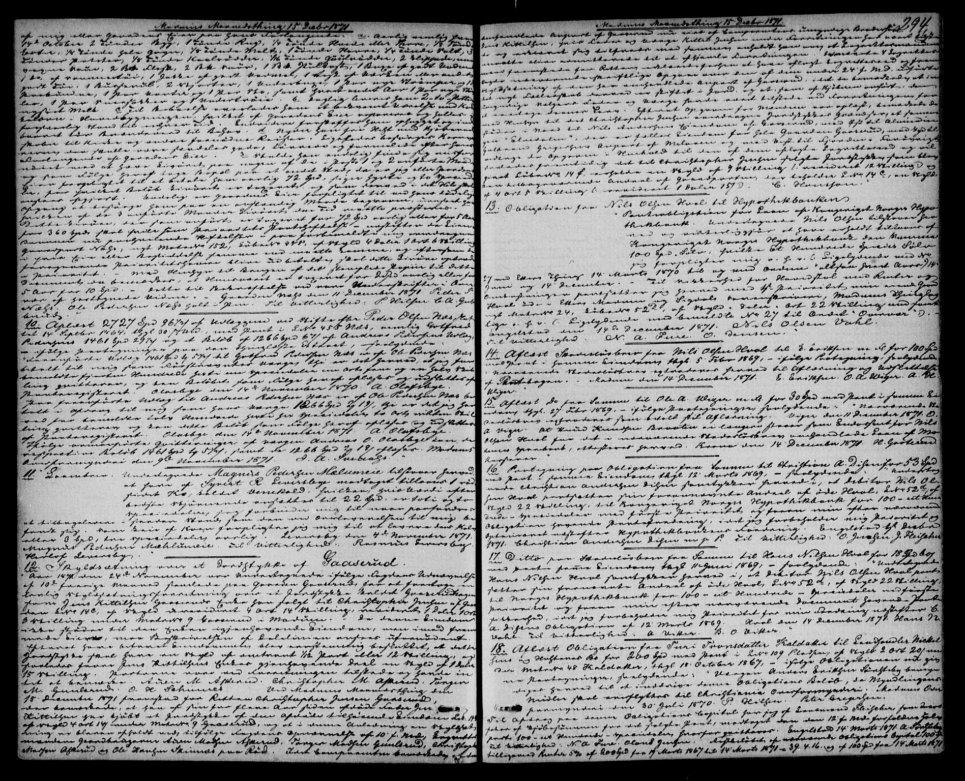 Eiker, Modum og Sigdal sorenskriveri, SAKO/A-123/G/Ga/Gaa/L0017a: Pantebok nr. I 17a, 1870-1872, s. 294