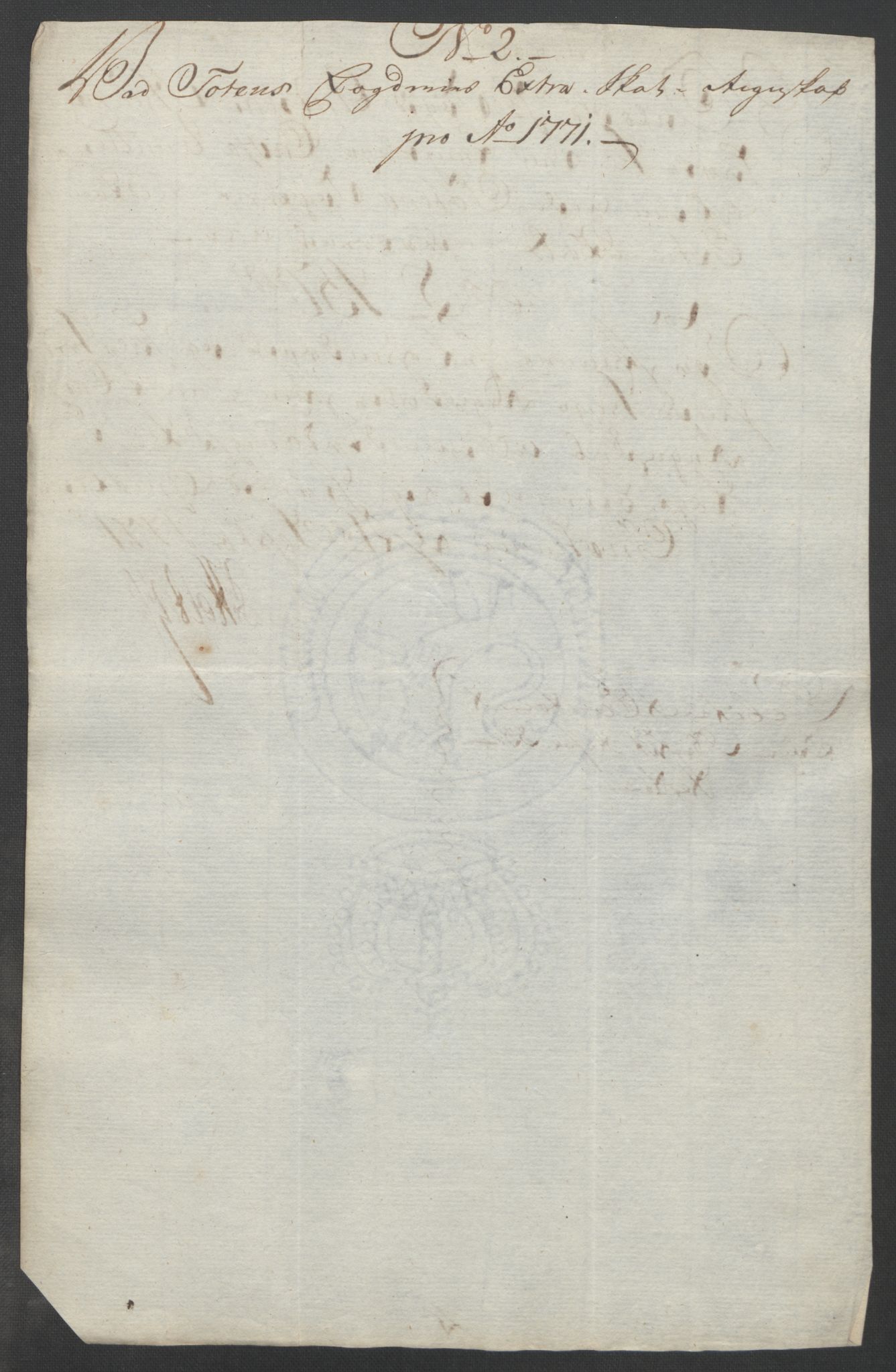 Rentekammeret inntil 1814, Reviderte regnskaper, Fogderegnskap, AV/RA-EA-4092/R19/L1399: Fogderegnskap Toten, Hadeland og Vardal, 1762-1783, s. 234