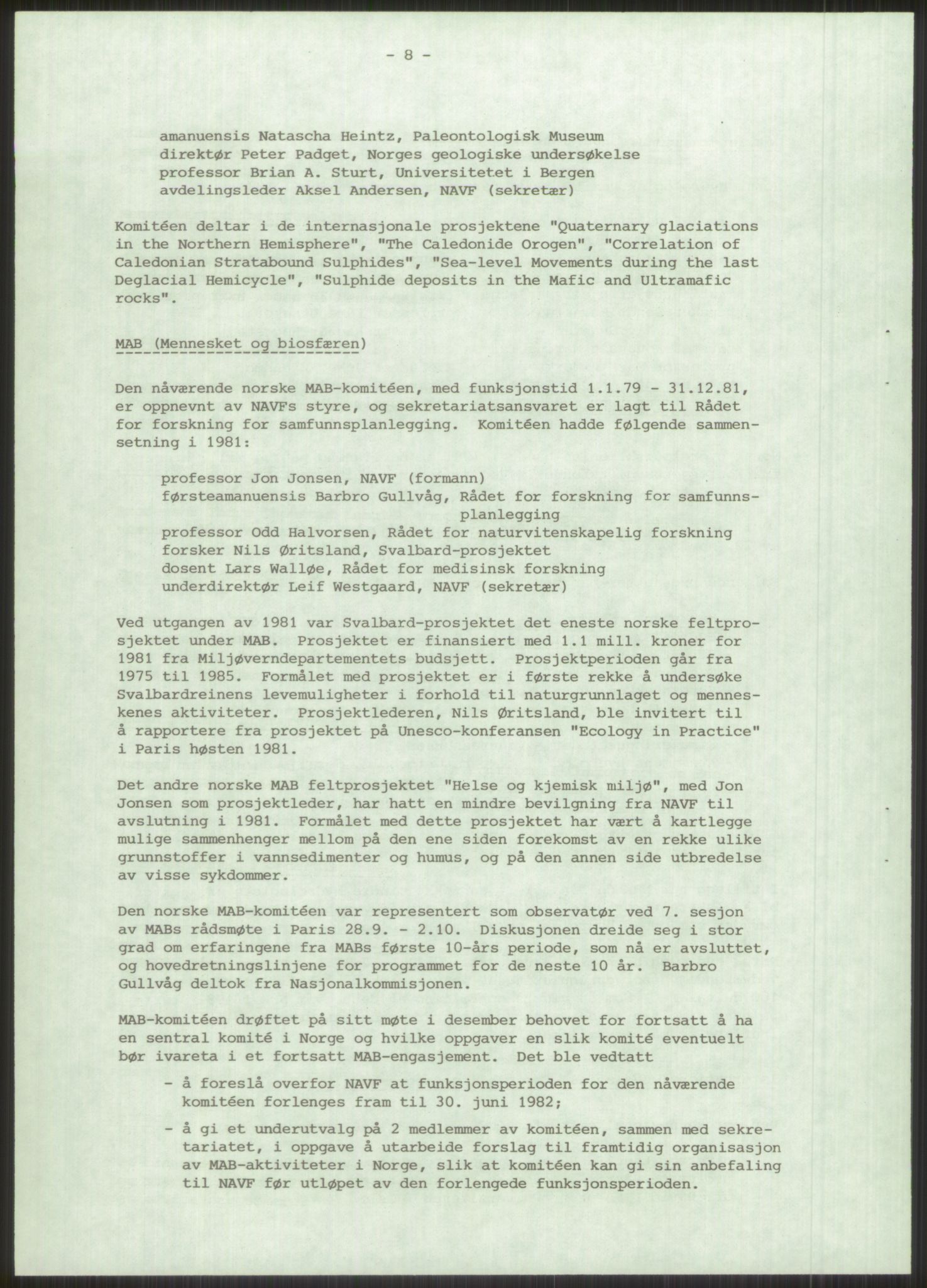 Den norske nasjonalkommisjonen for UNESCO, AV/RA-S-1730/A/Ad/L0001: --, 1953-1981