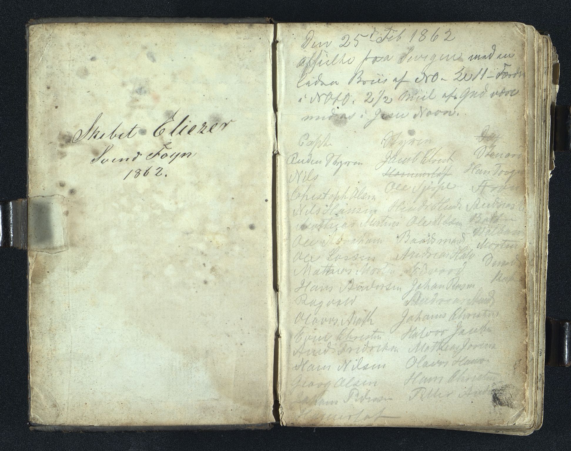 Foyn, Svend. Kommandørkaptein og reder, VEMU/VFA-A-1001/K/L0001: Dagbok, 1862-1883